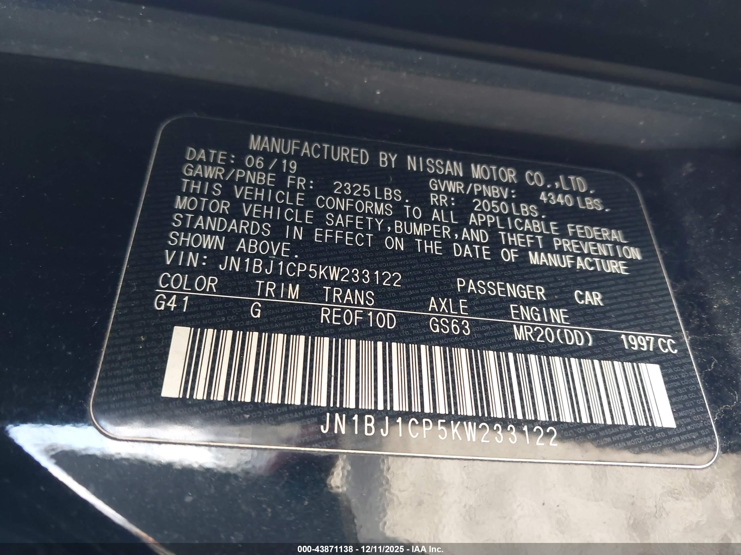 NISSAN ROGUE image 9