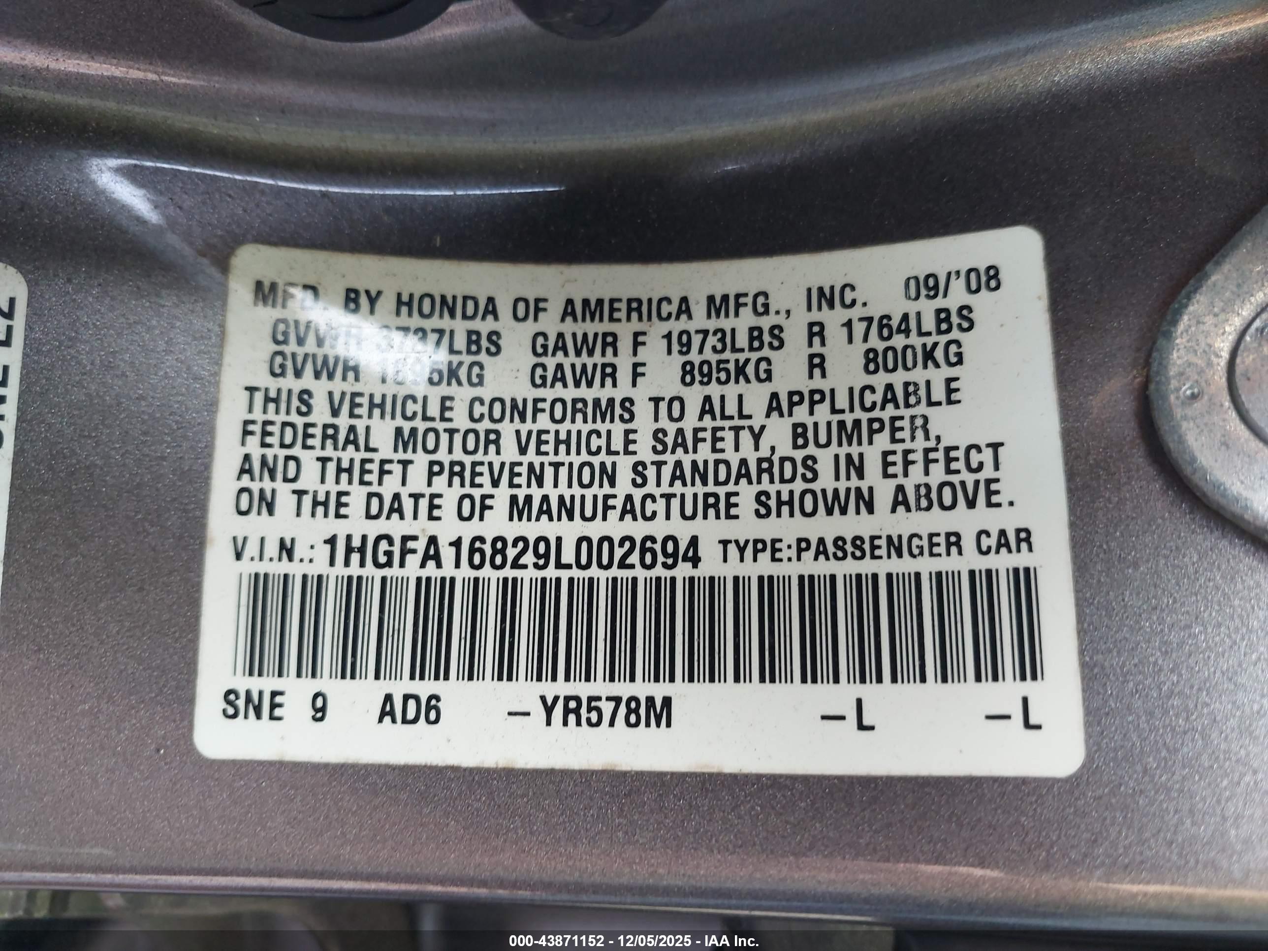 HONDA CIVIC image 9