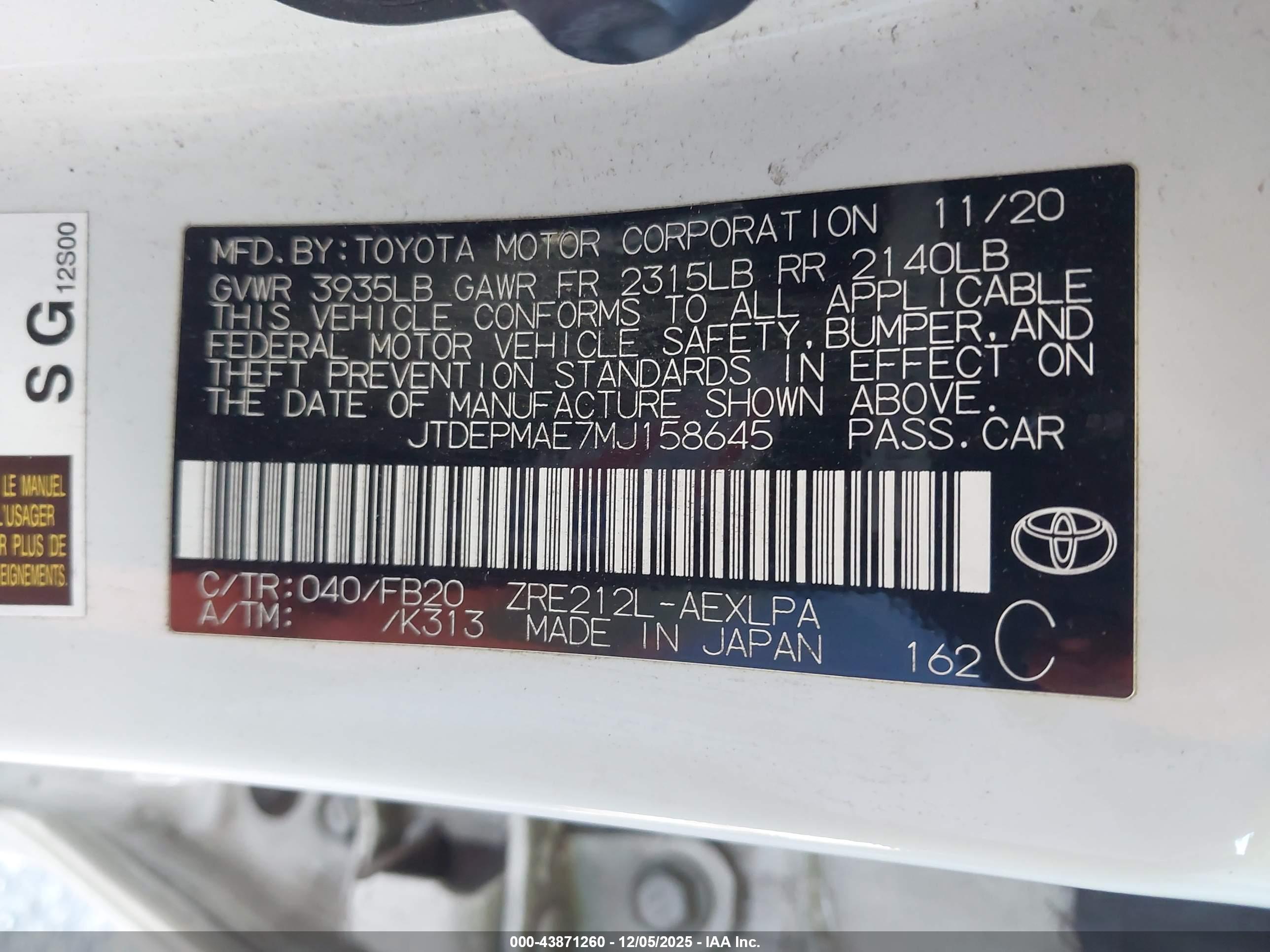 TOYOTA COROLLA image 9