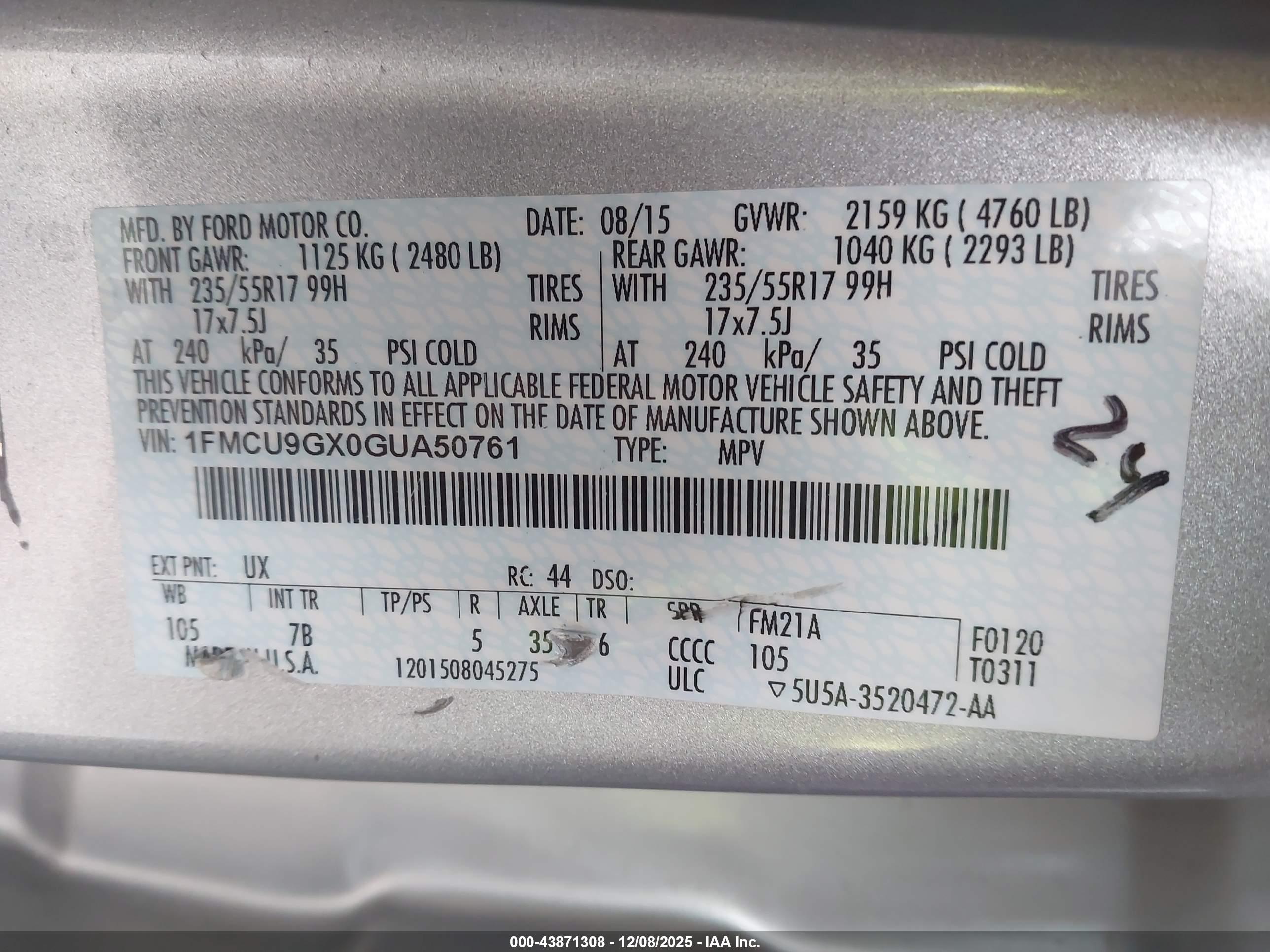FORD ESCAPE image 9