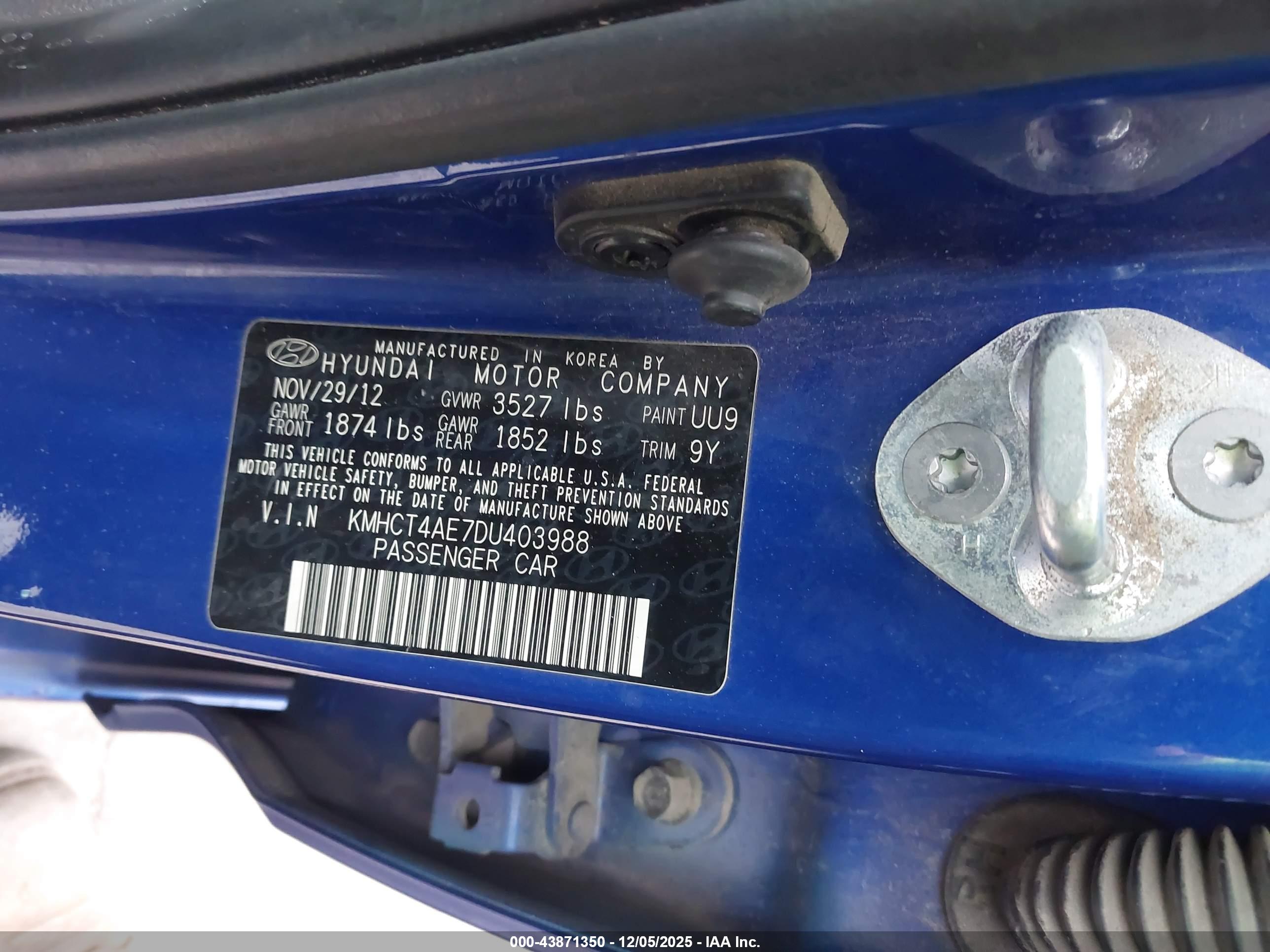 HYUNDAI ACCENT image 9