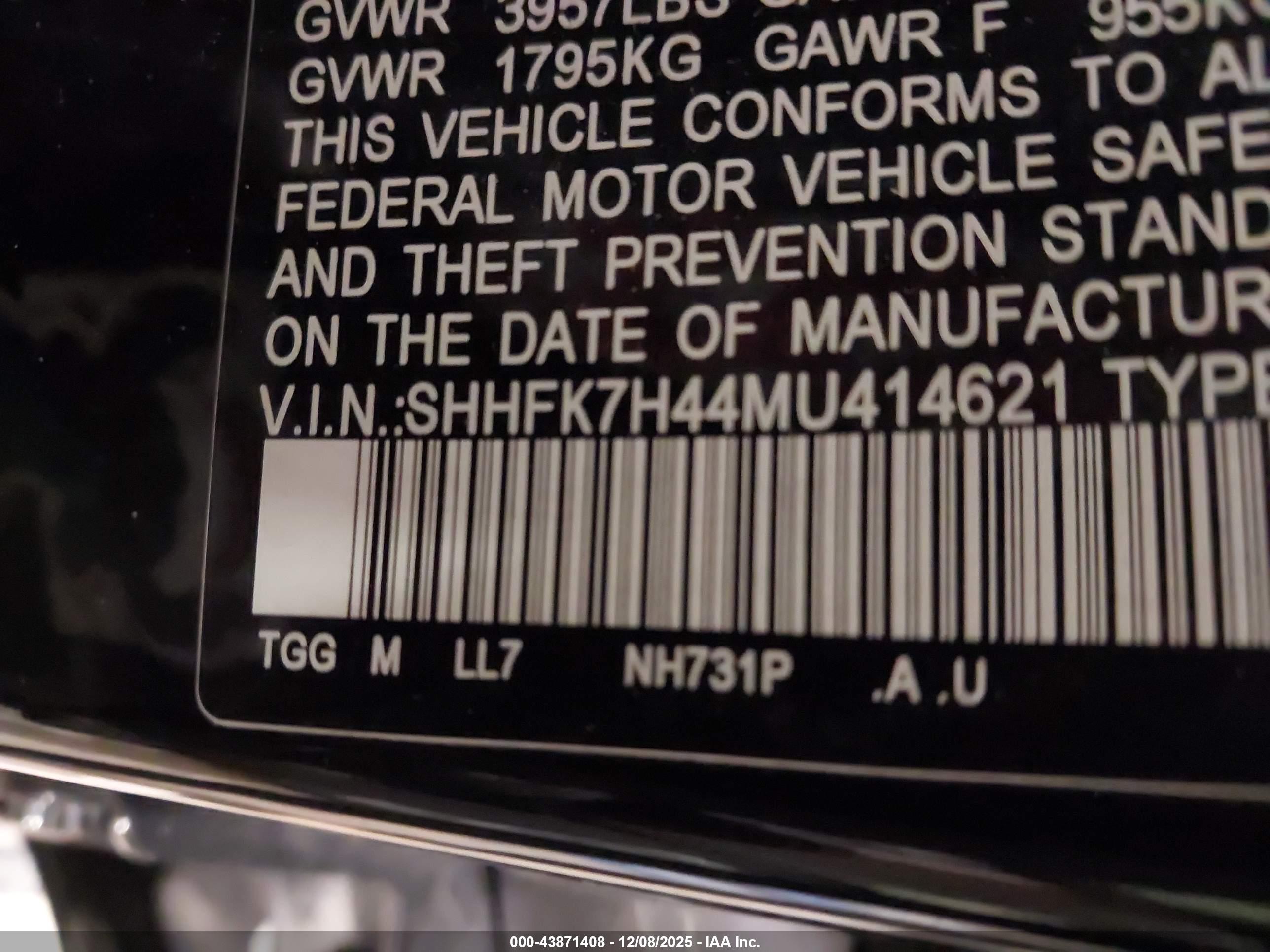 HONDA CIVIC image 9