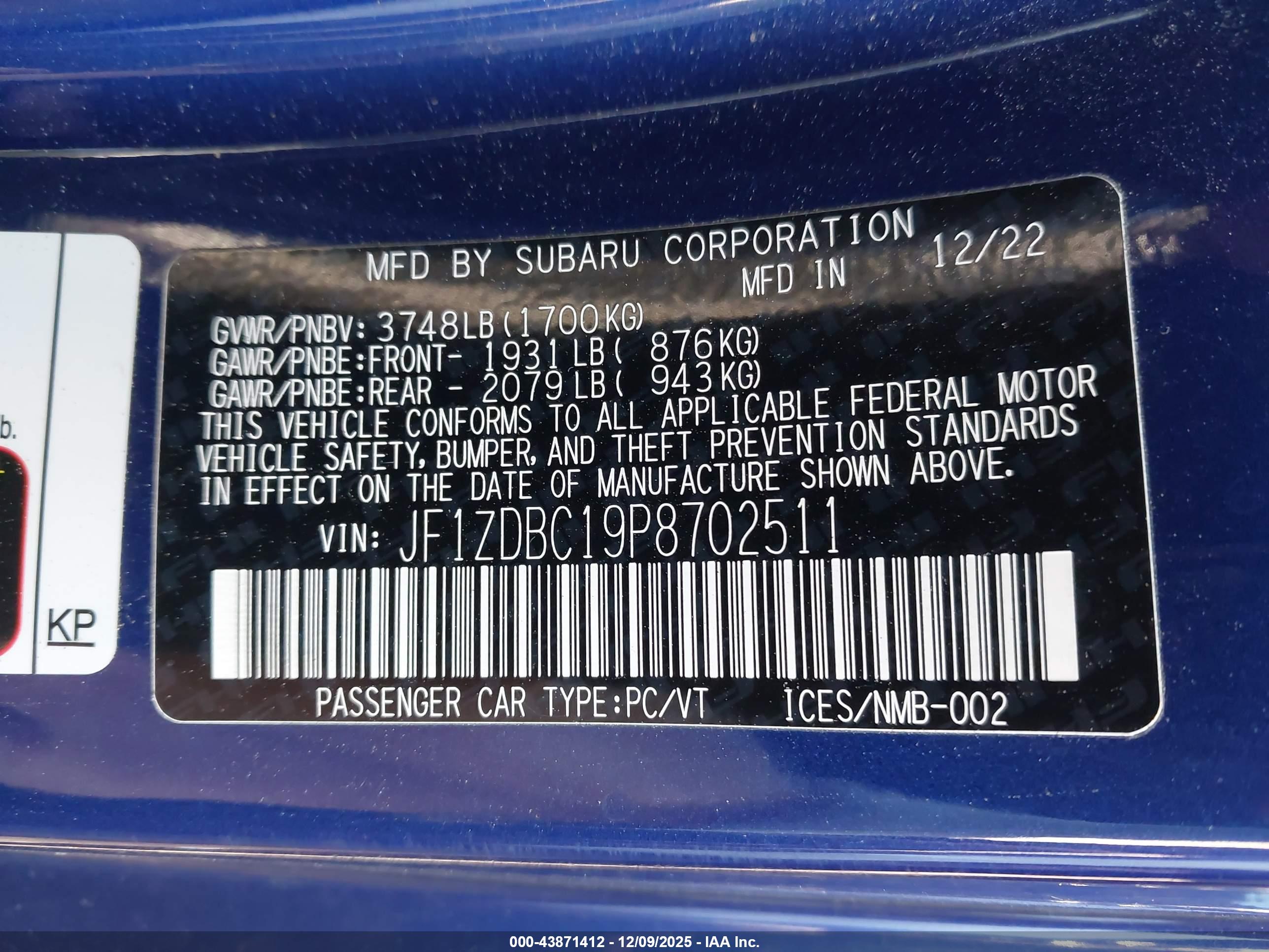 SUBARU BRZ image 9