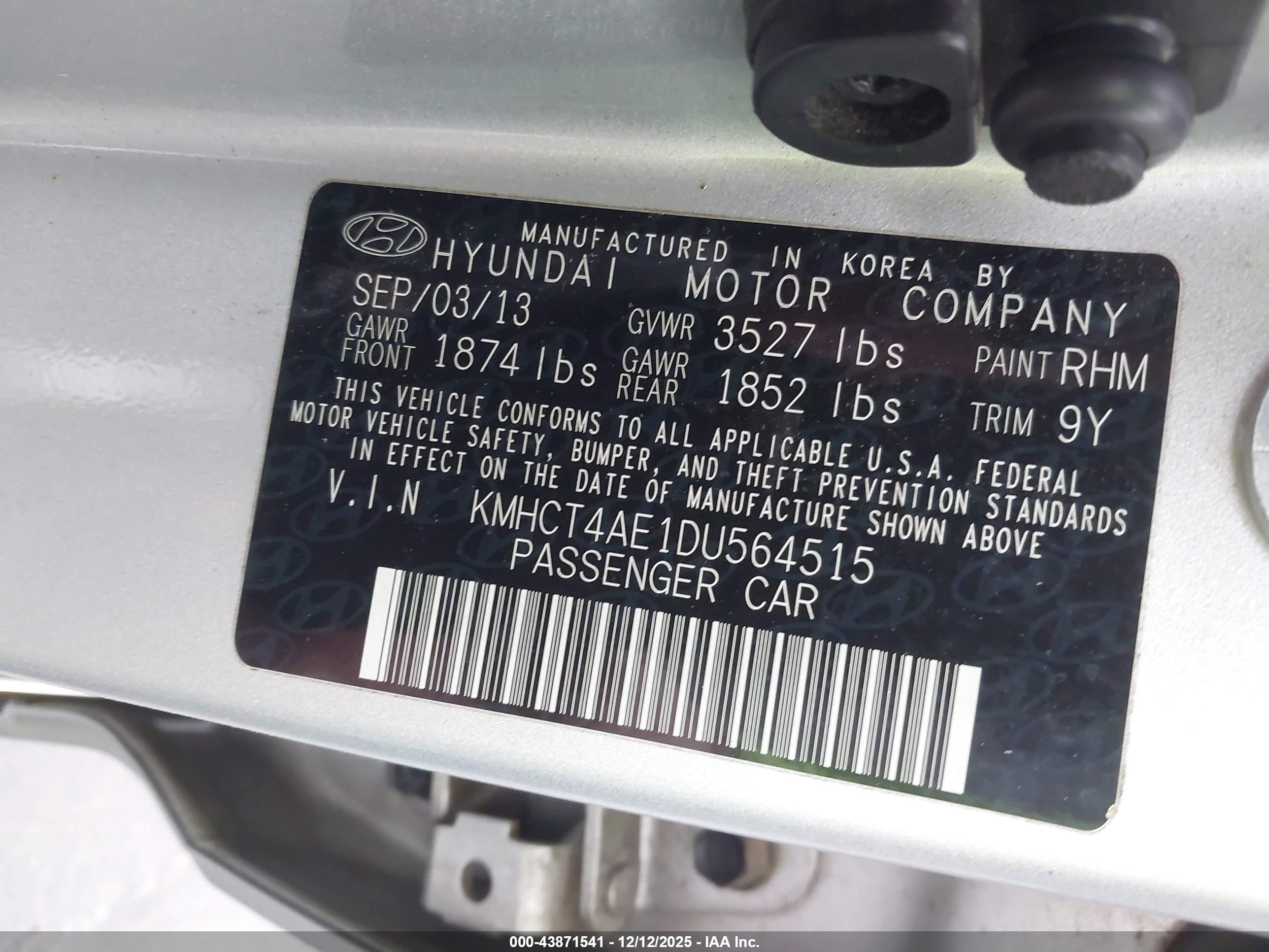 HYUNDAI ACCENT image 9