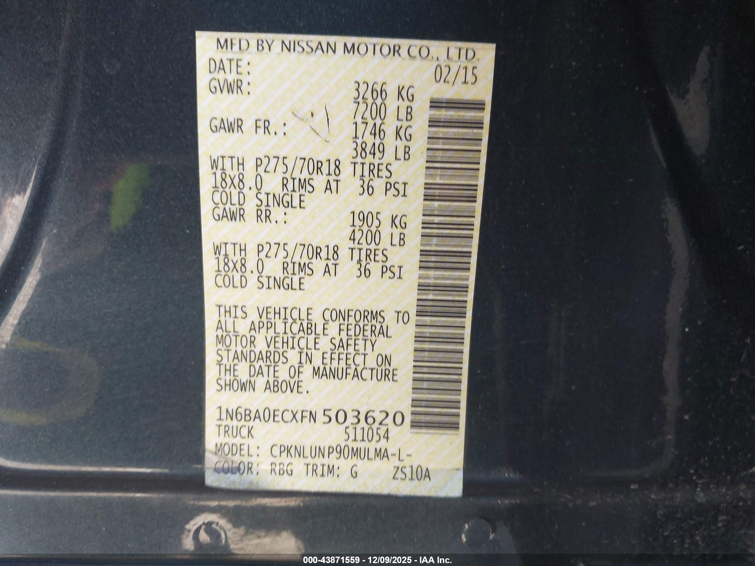 NISSAN TITAN image 9