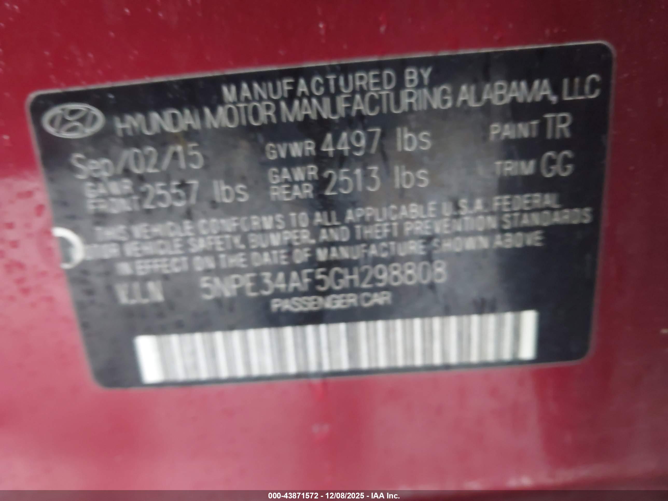 HYUNDAI SONATA image 9