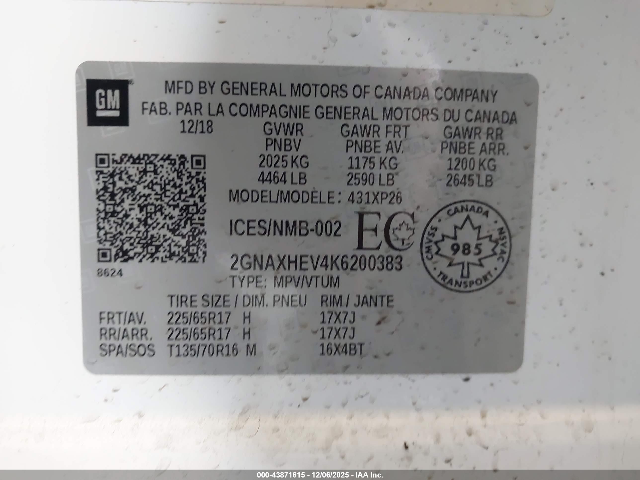 CHEVROLET EQUINOX image 9