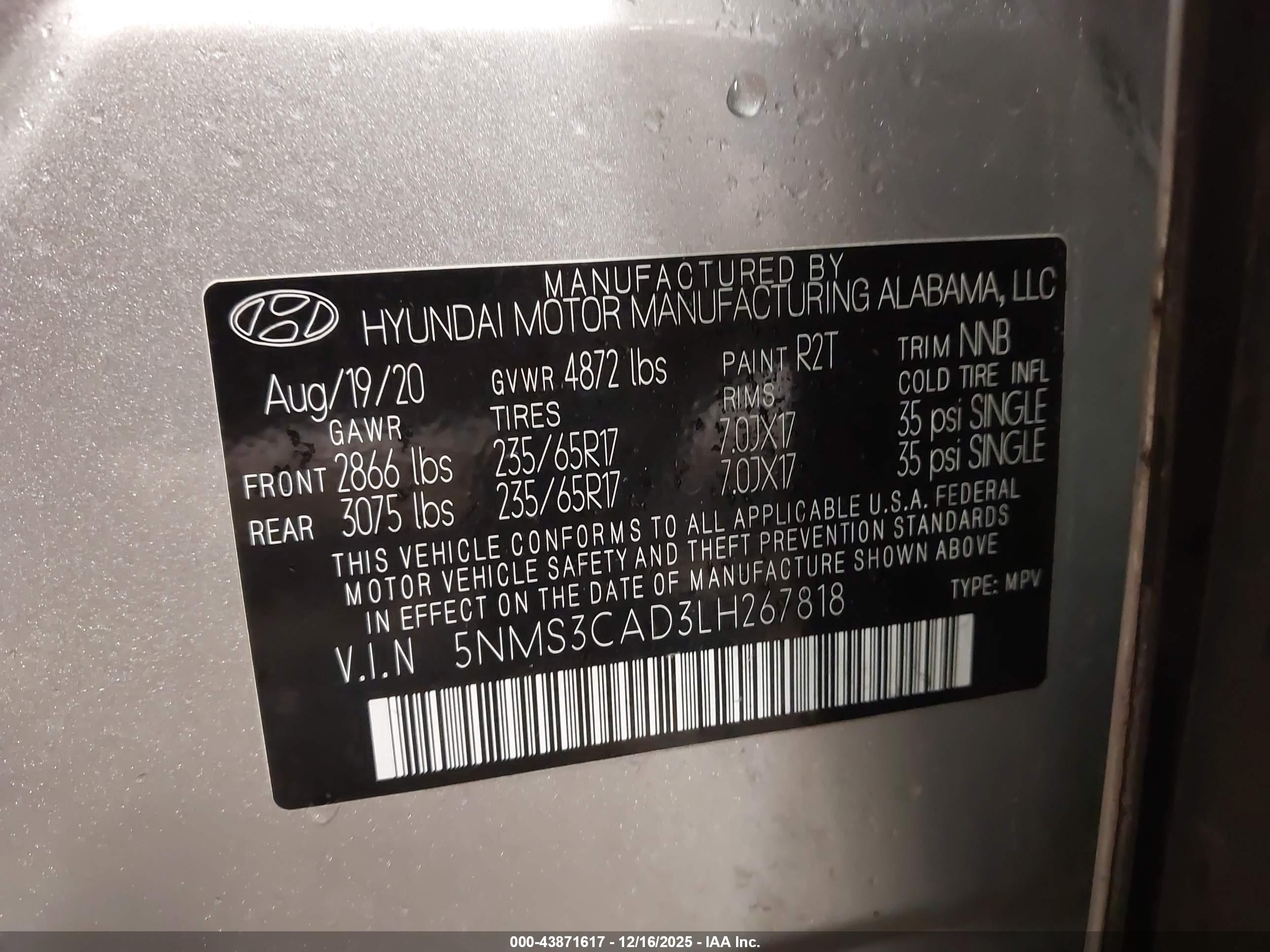 HYUNDAI SANTA image 9