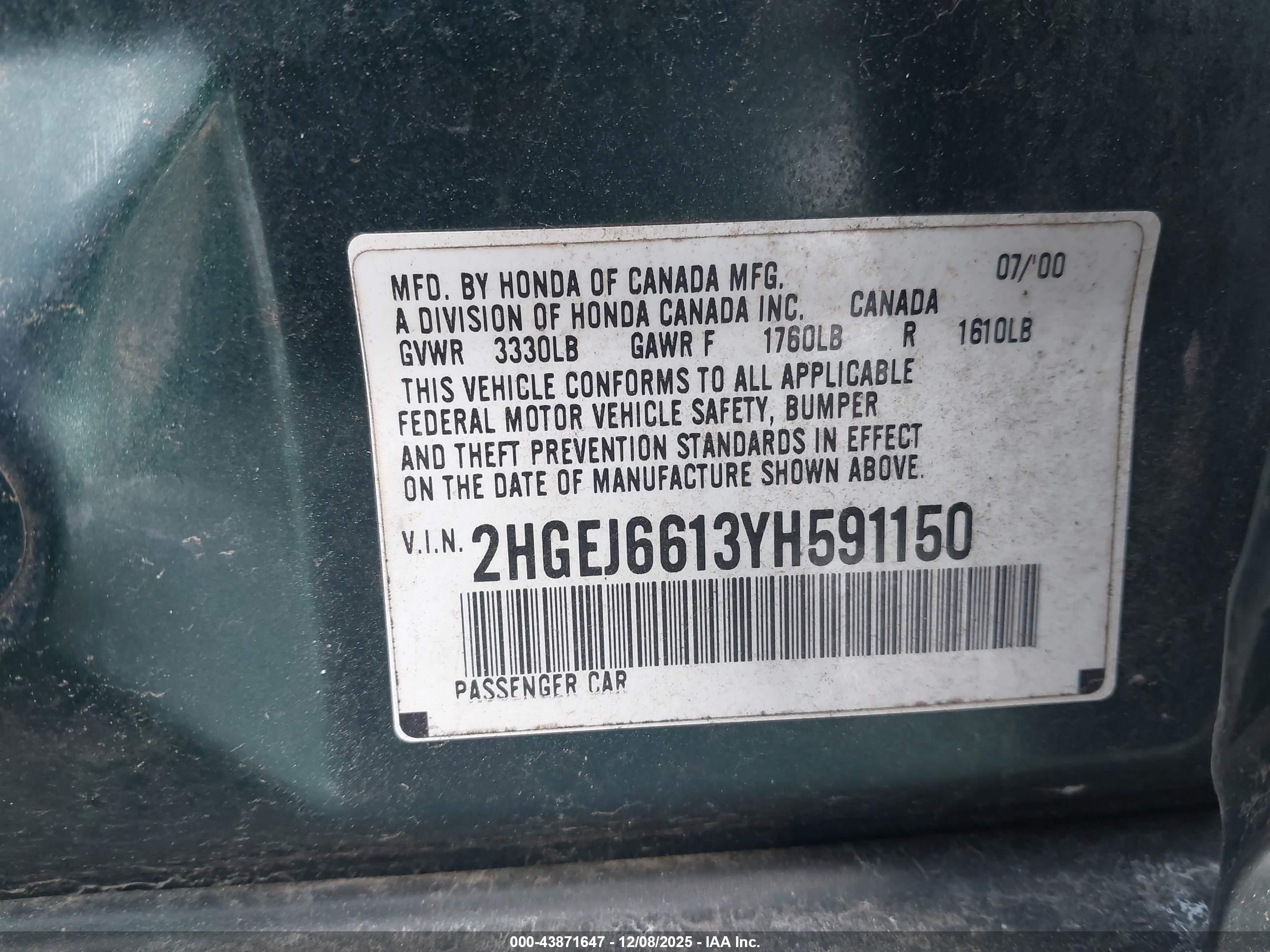 HONDA CIVIC image 9