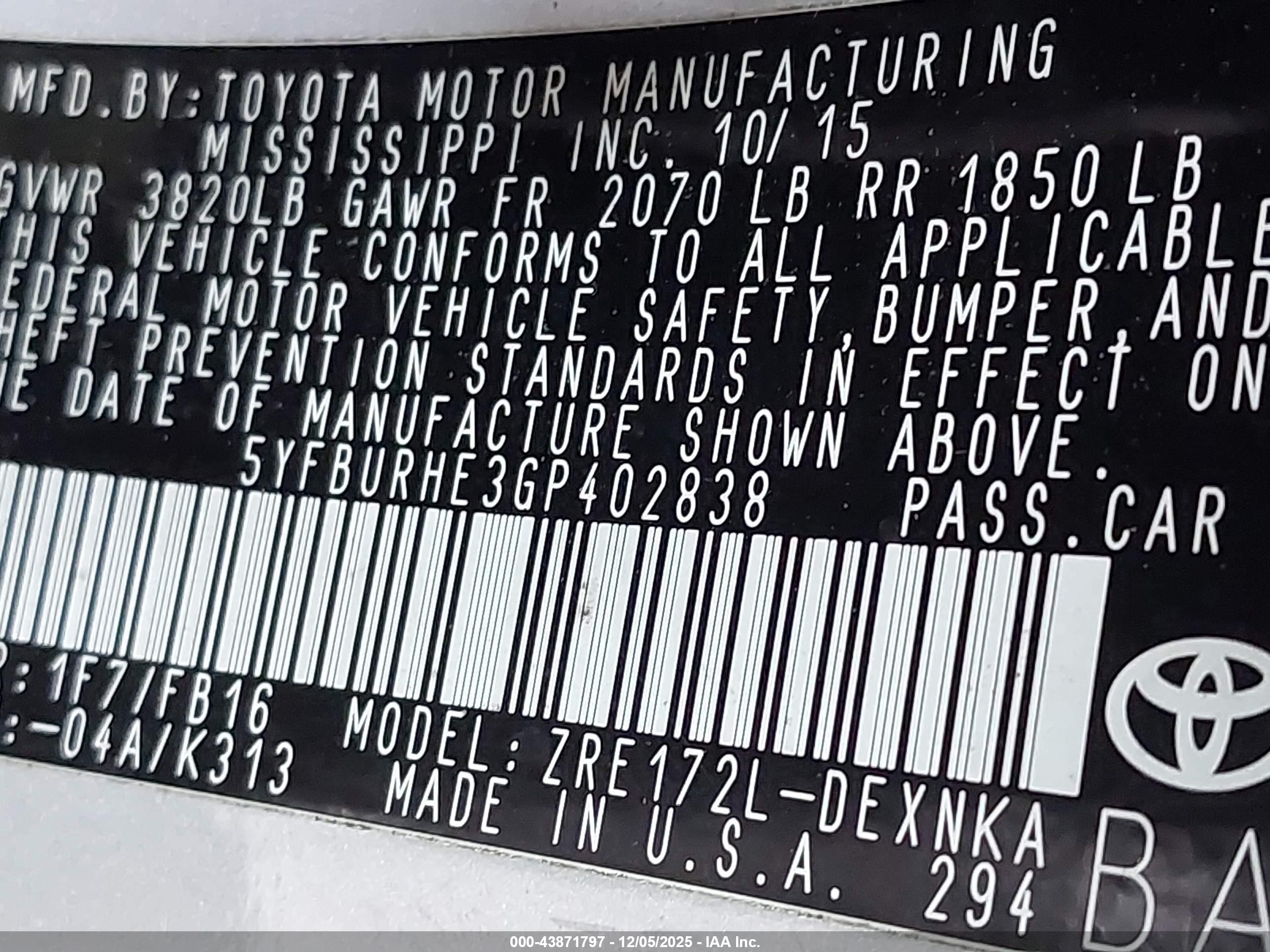 TOYOTA COROLLA image 9