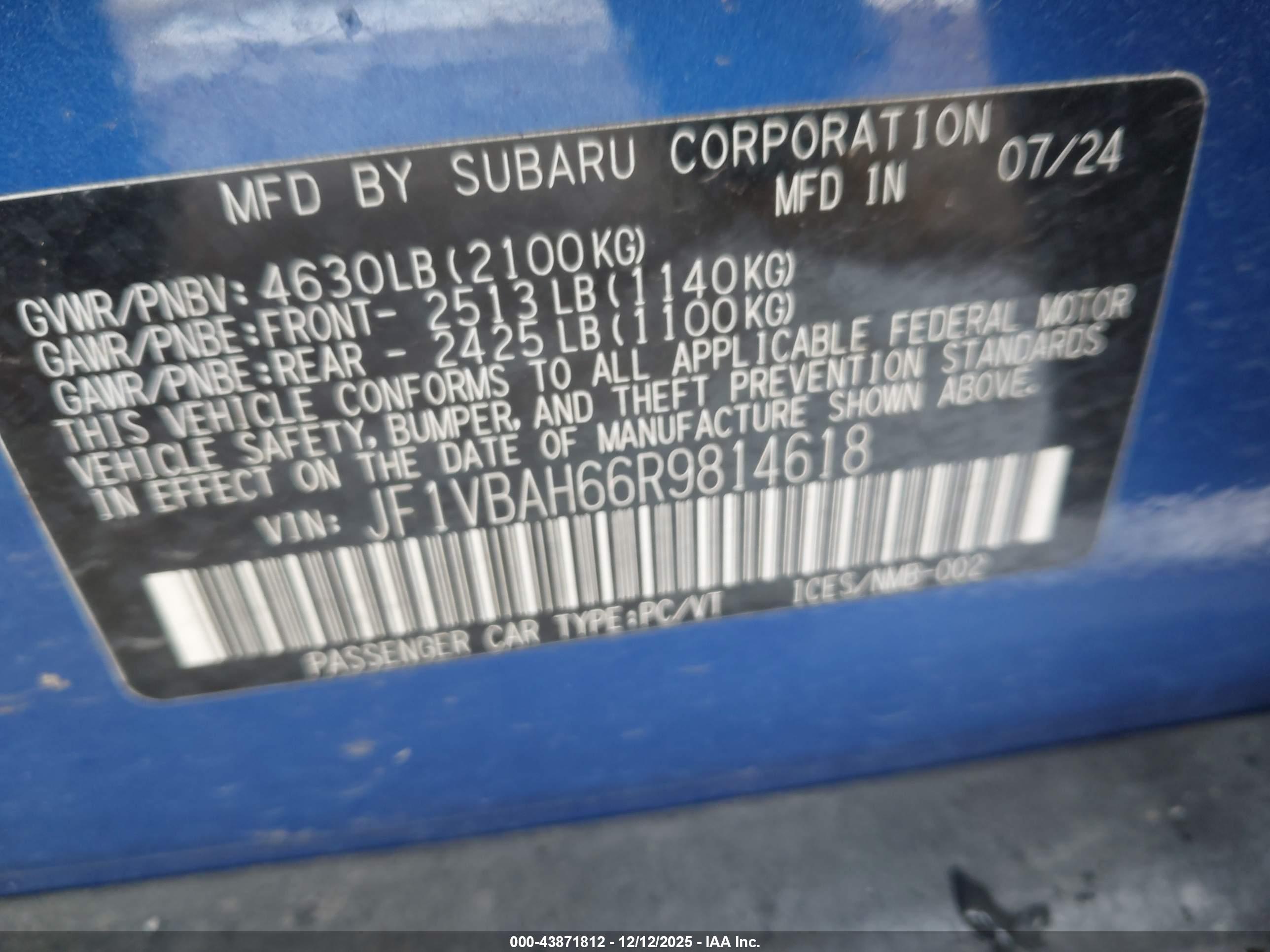 SUBARU WRX image 9