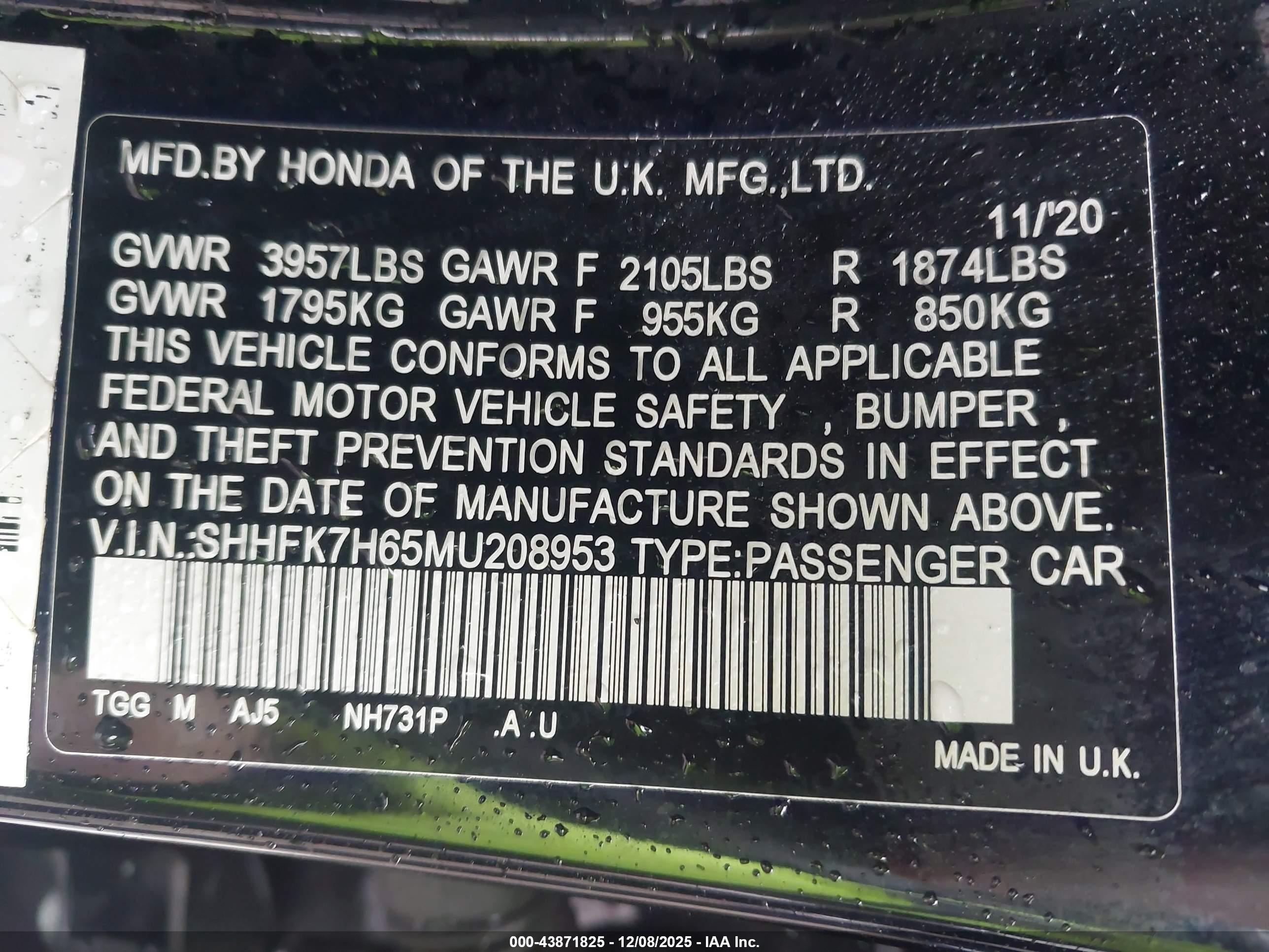 HONDA CIVIC image 9