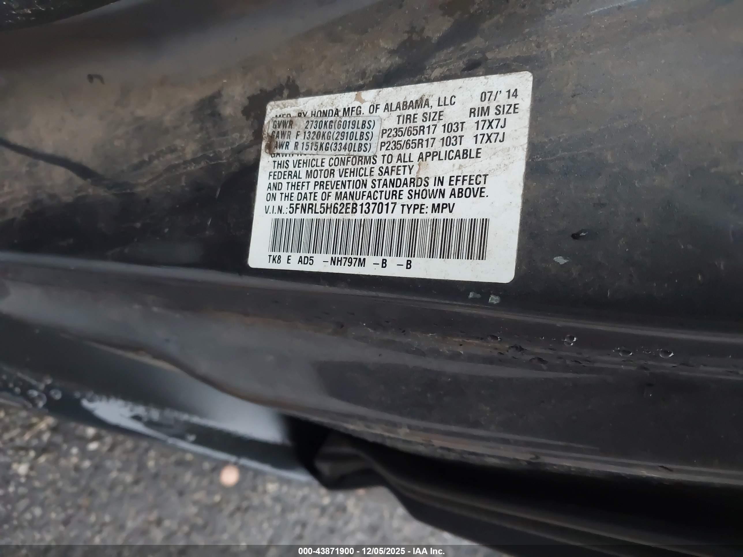 HONDA ODYSSEY image 9