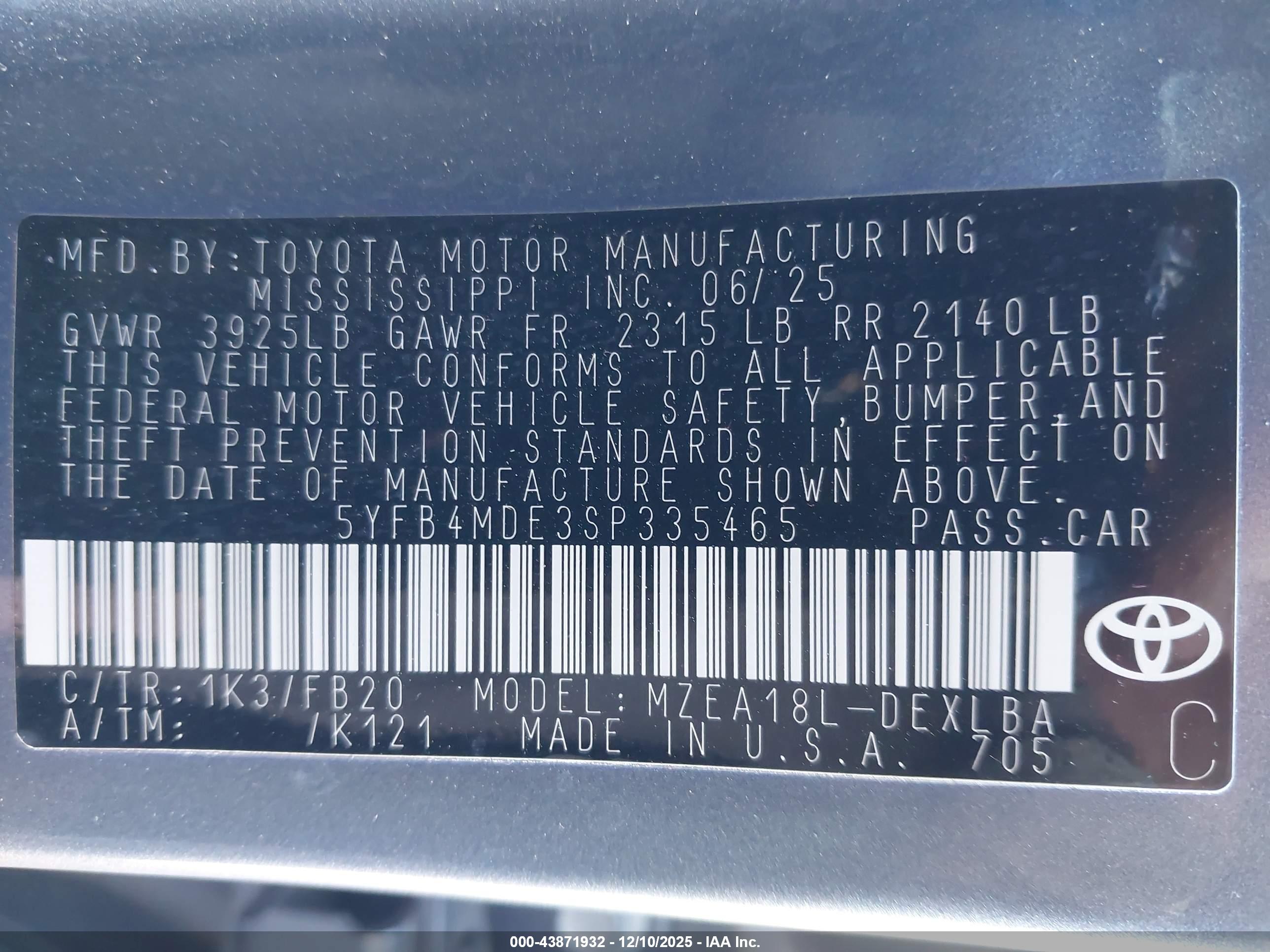 TOYOTA COROLLA image 9