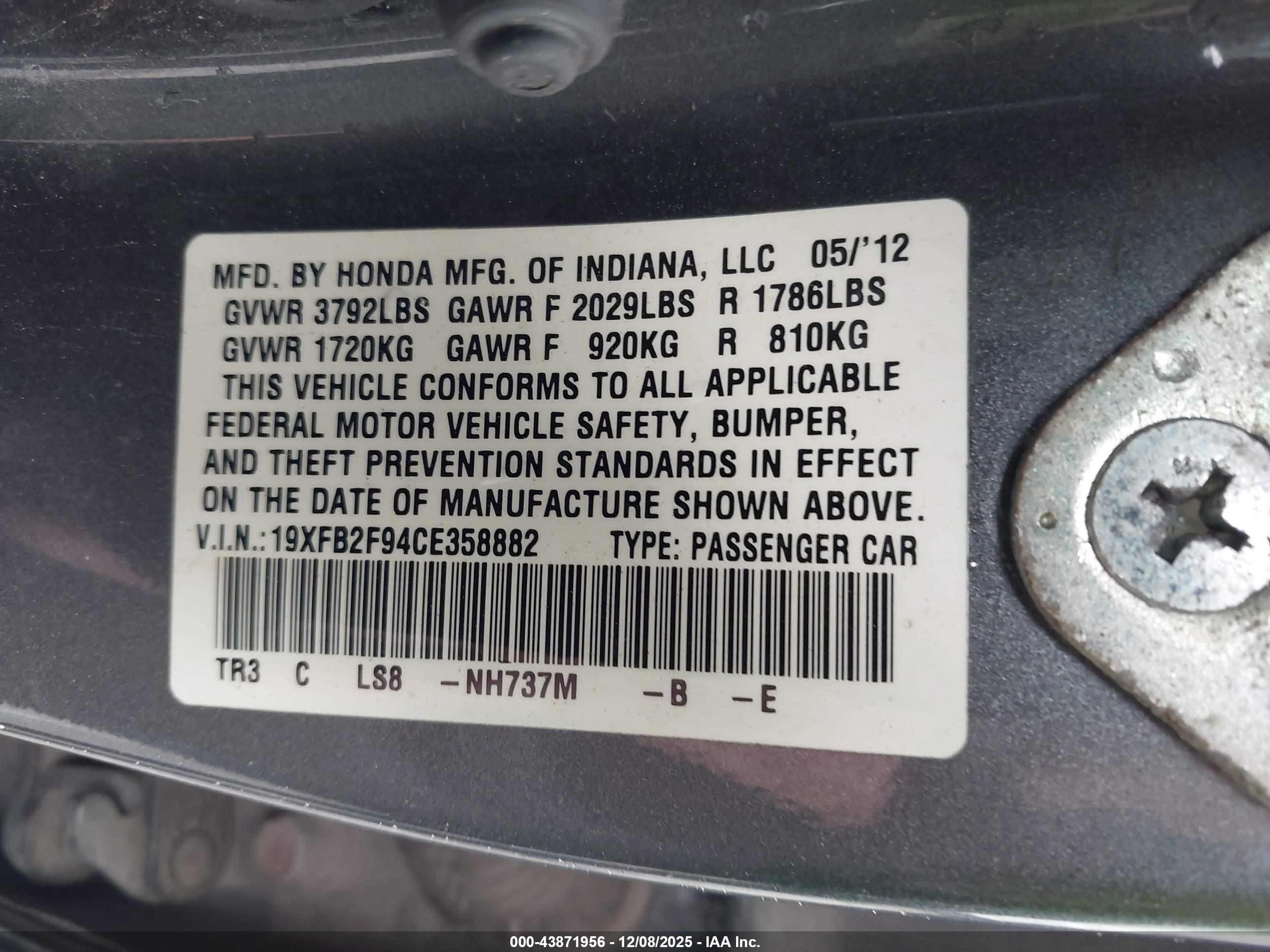 HONDA CIVIC image 9