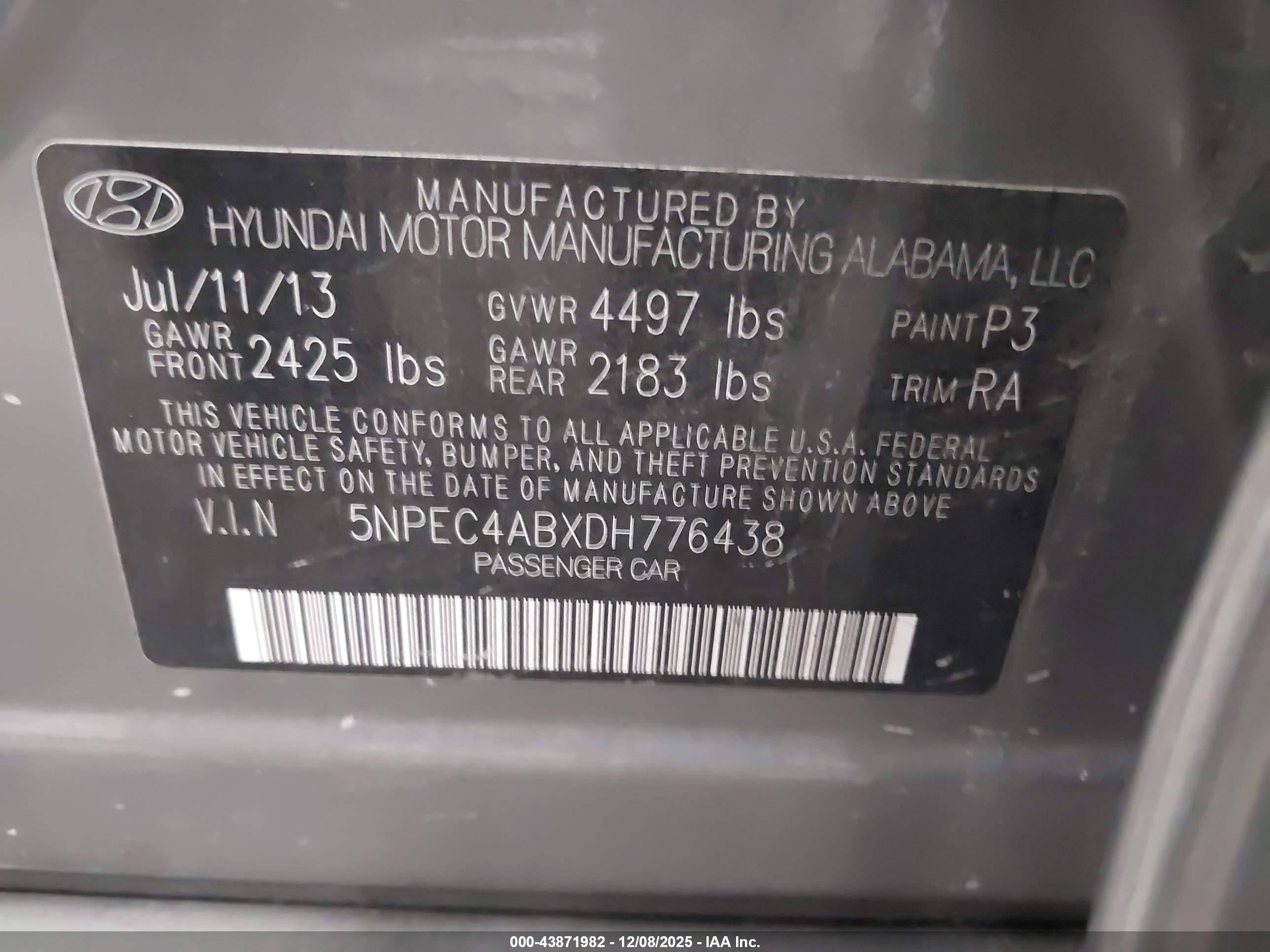HYUNDAI SONATA image 9