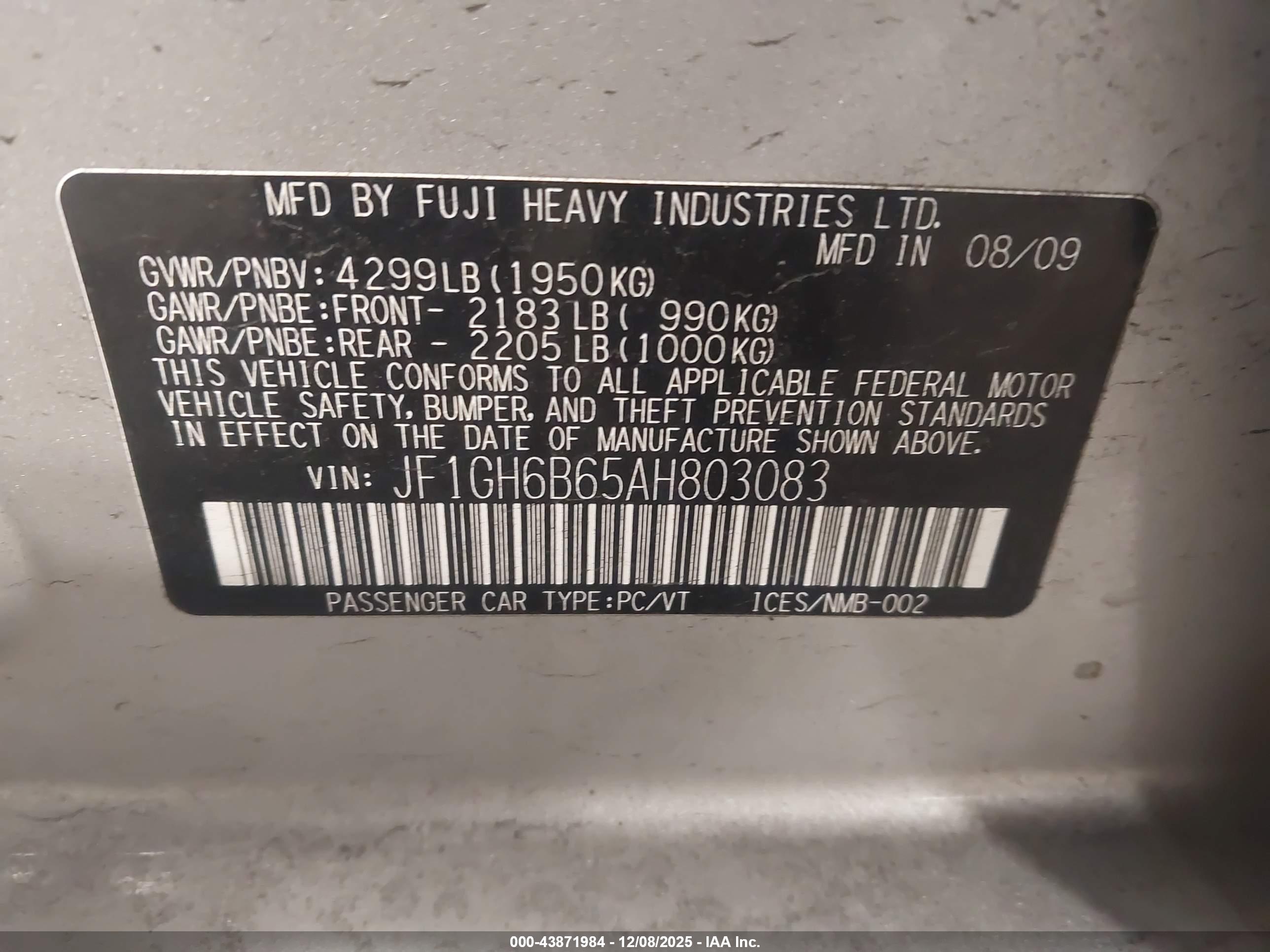 SUBARU IMPREZA image 9