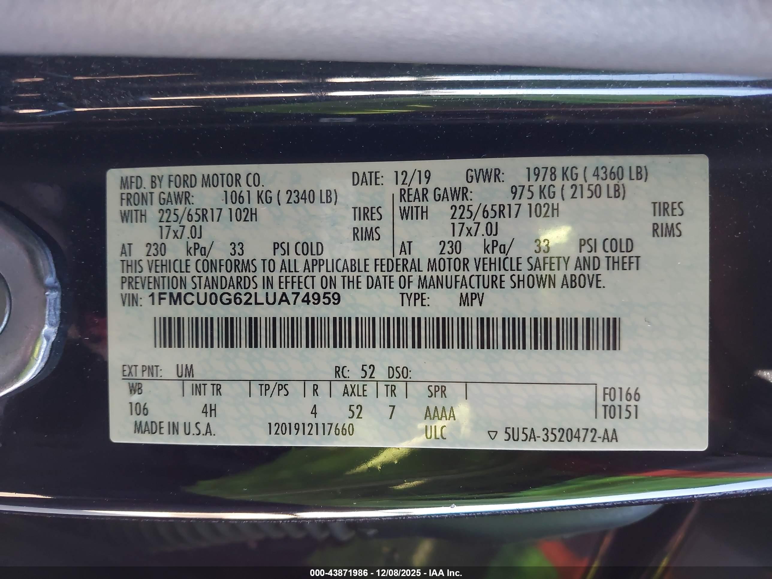 FORD ESCAPE image 9
