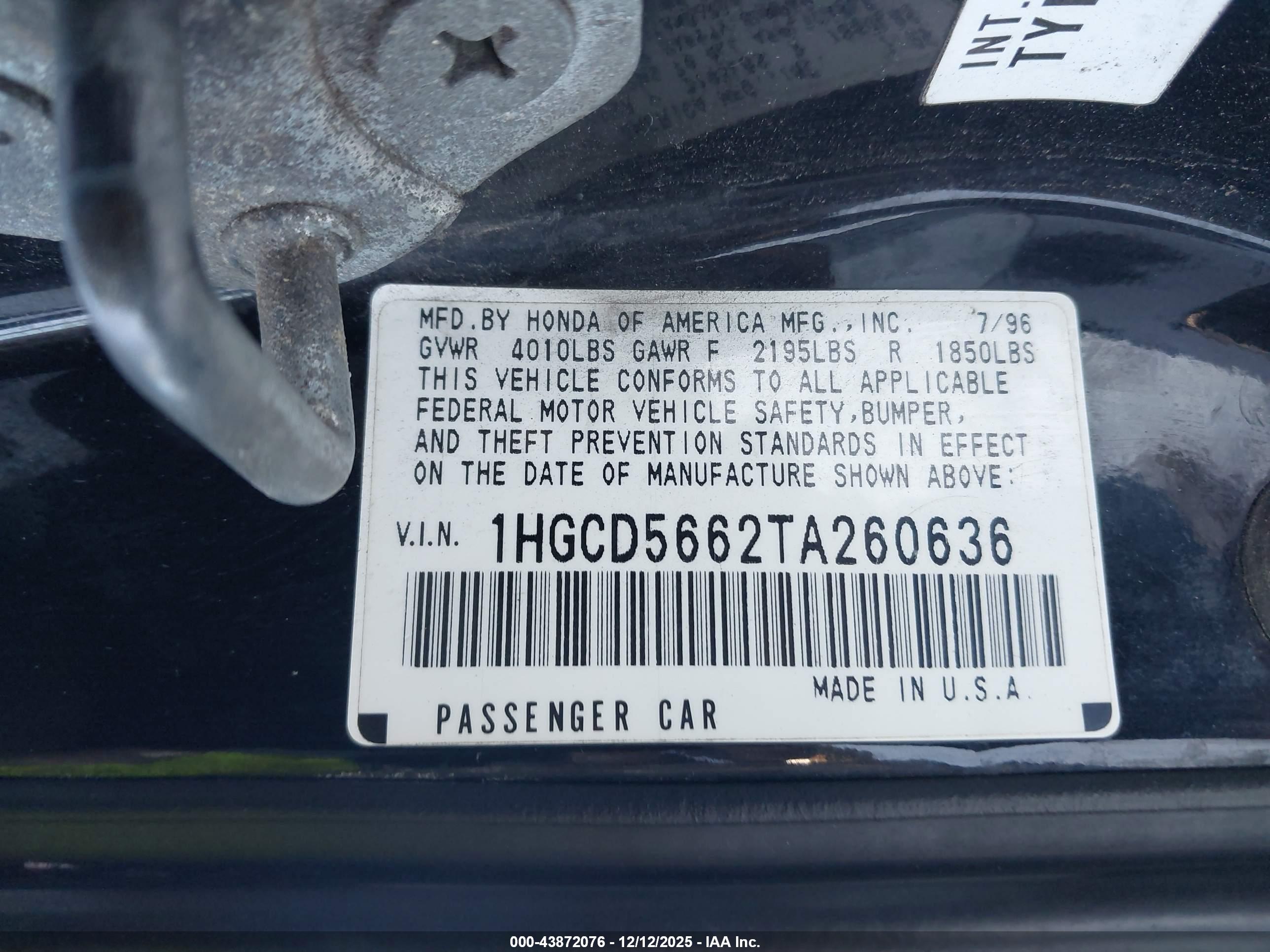 HONDA ACCORD image 9