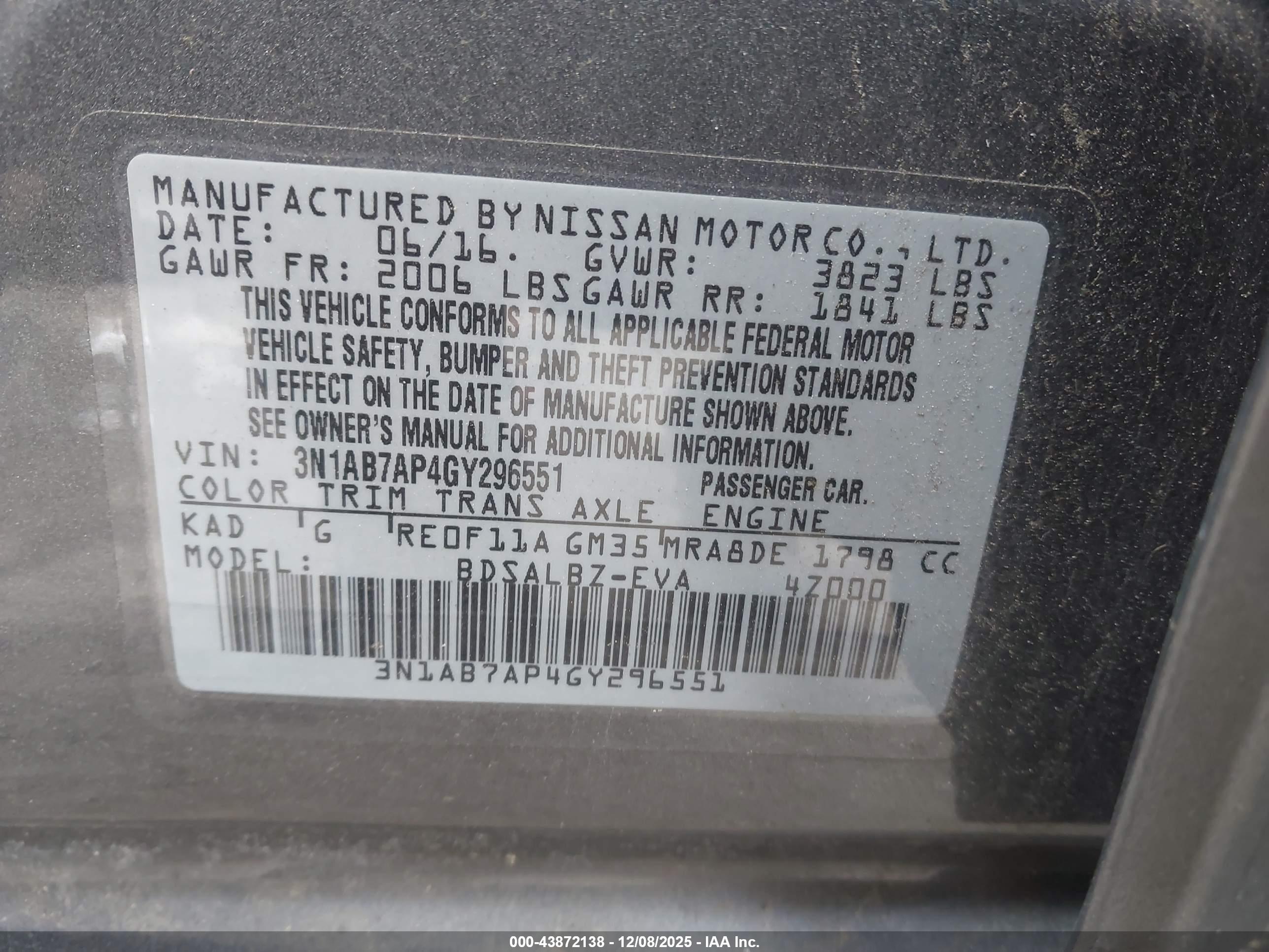 NISSAN SENTRA image 9