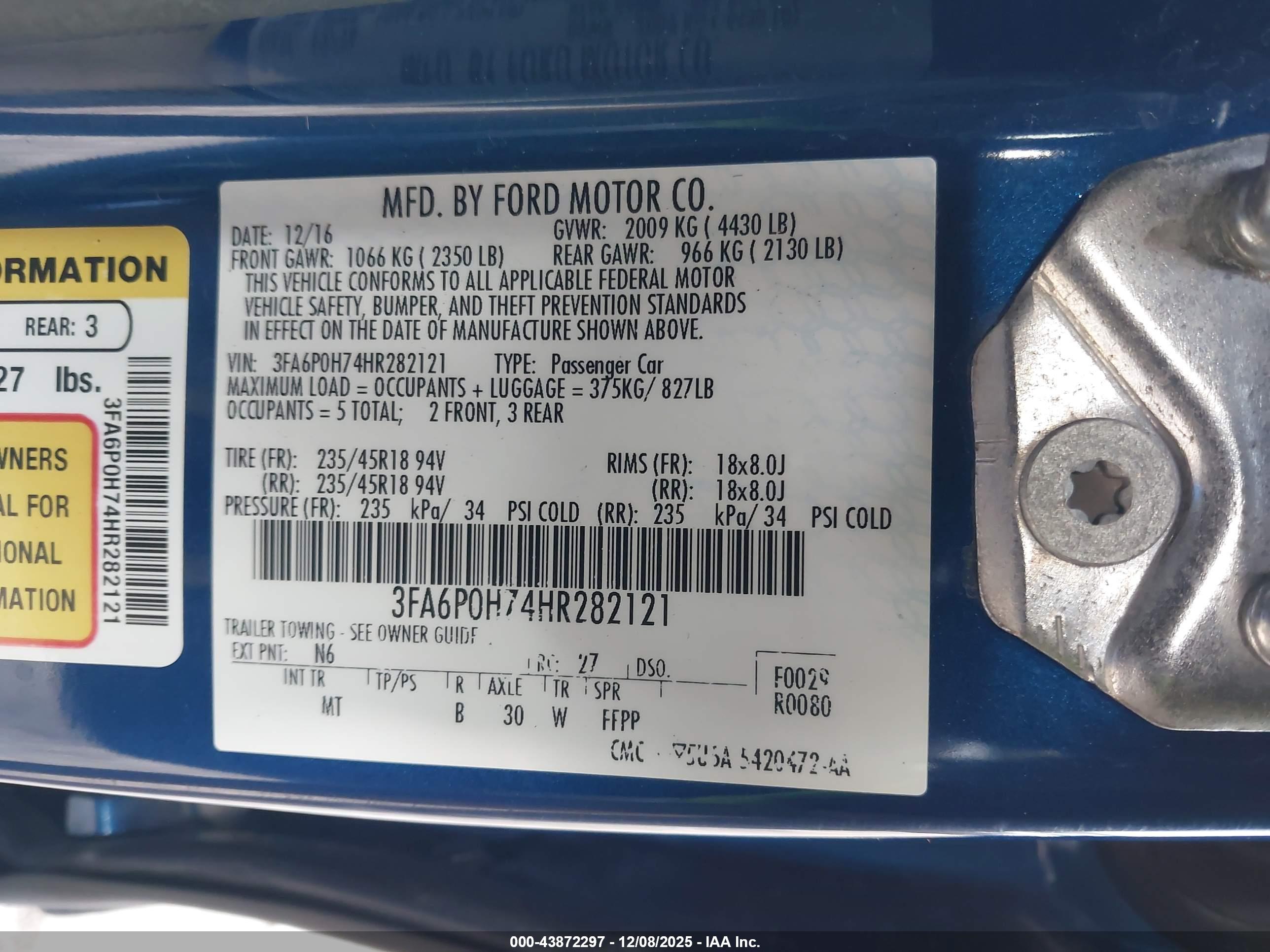 FORD FUSION image 9