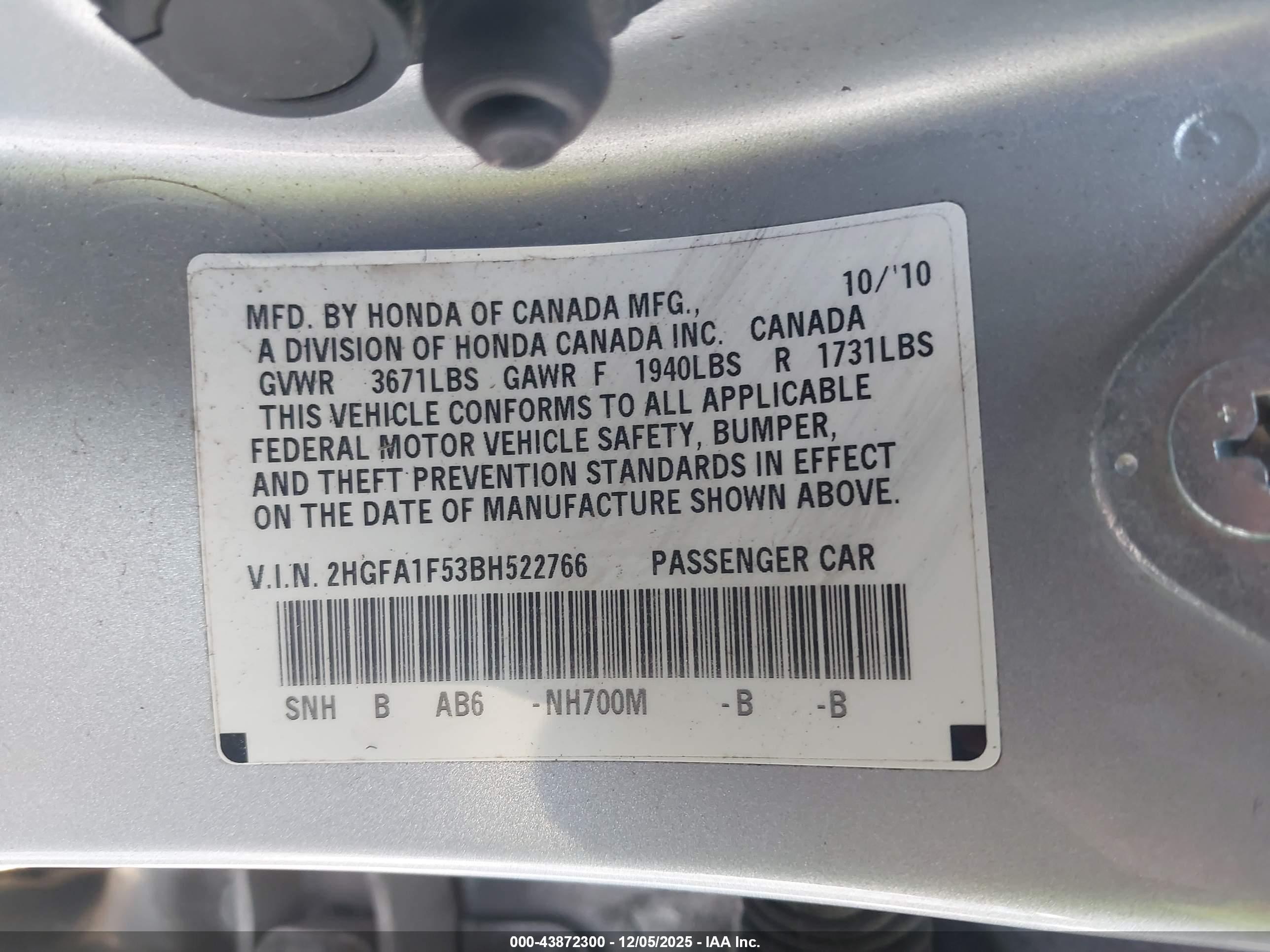 HONDA CIVIC image 9