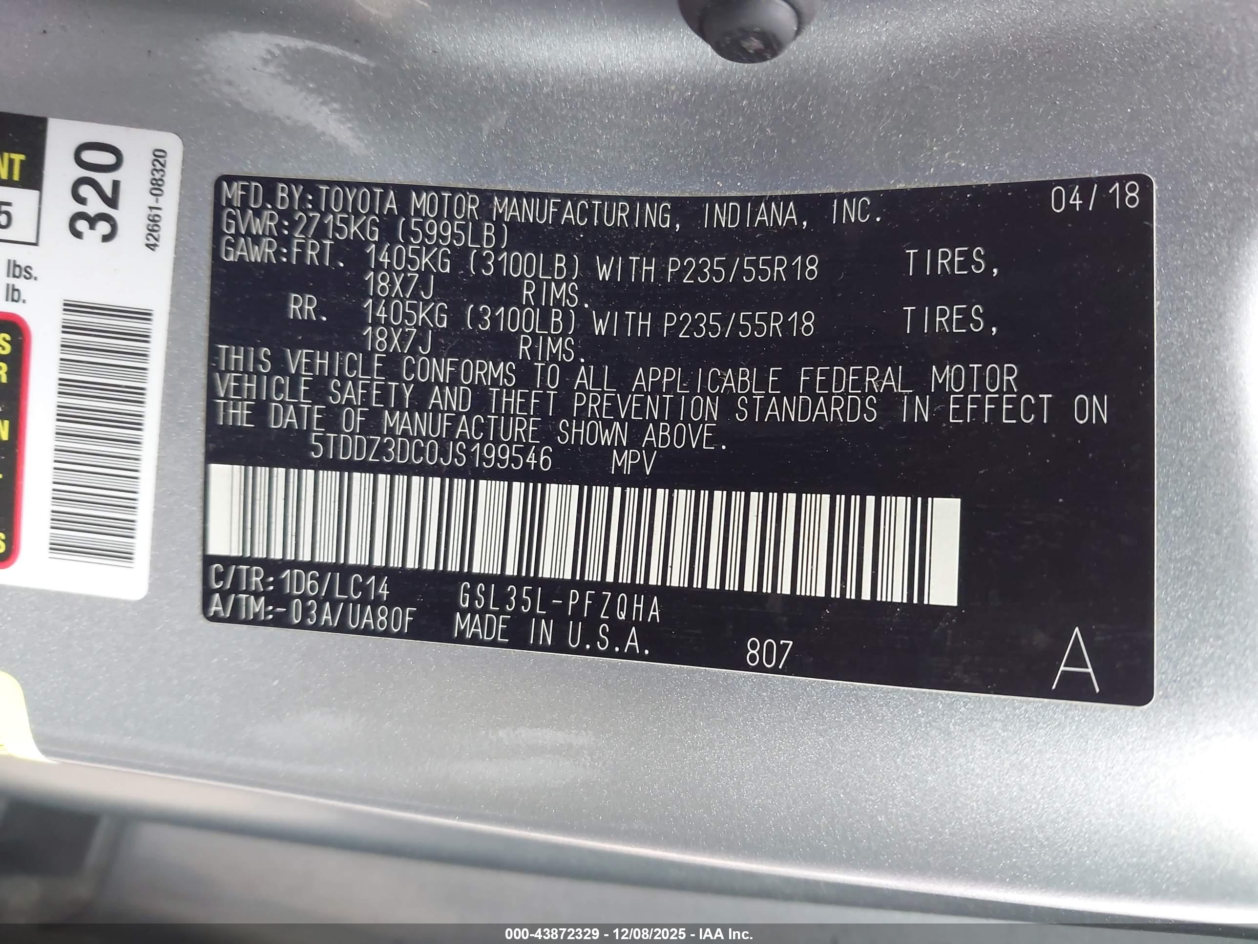 TOYOTA SIENNA image 9