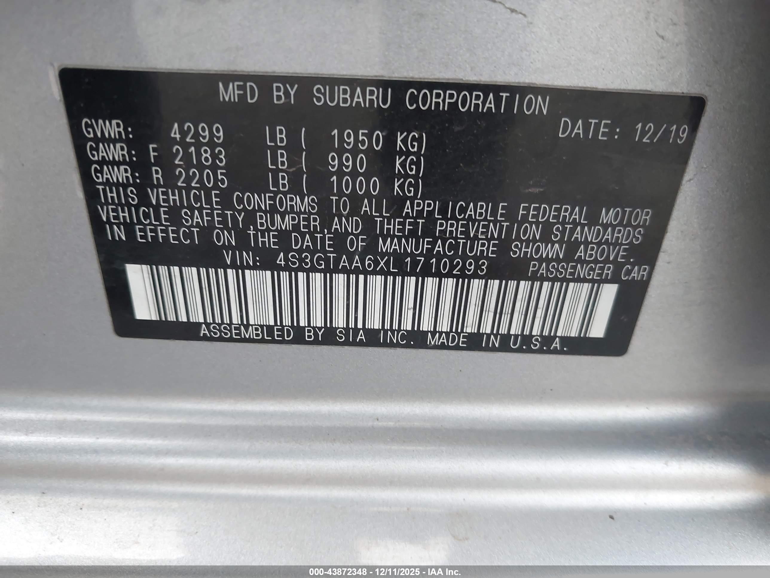 SUBARU IMPREZA image 9