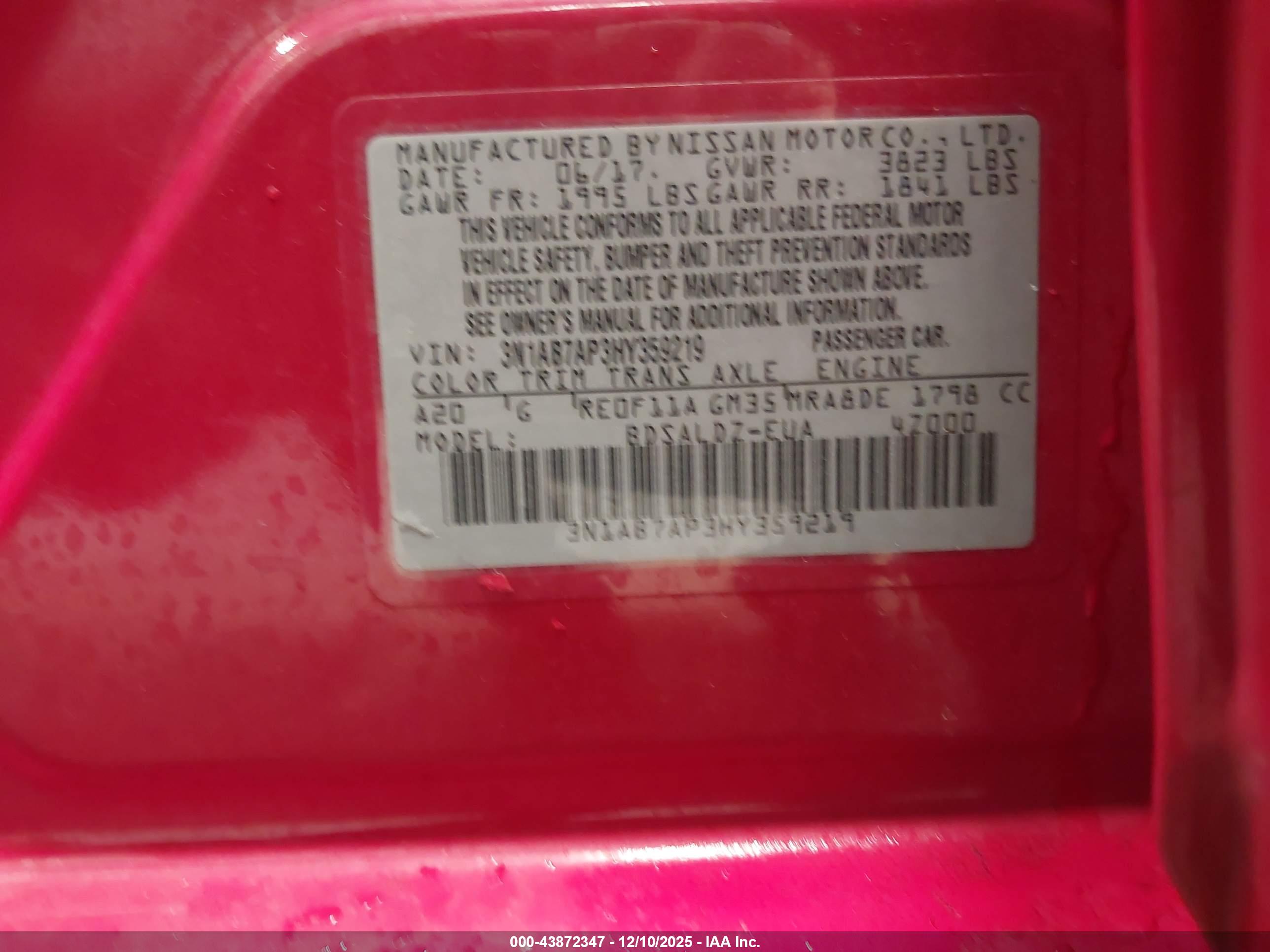 NISSAN SENTRA image 9