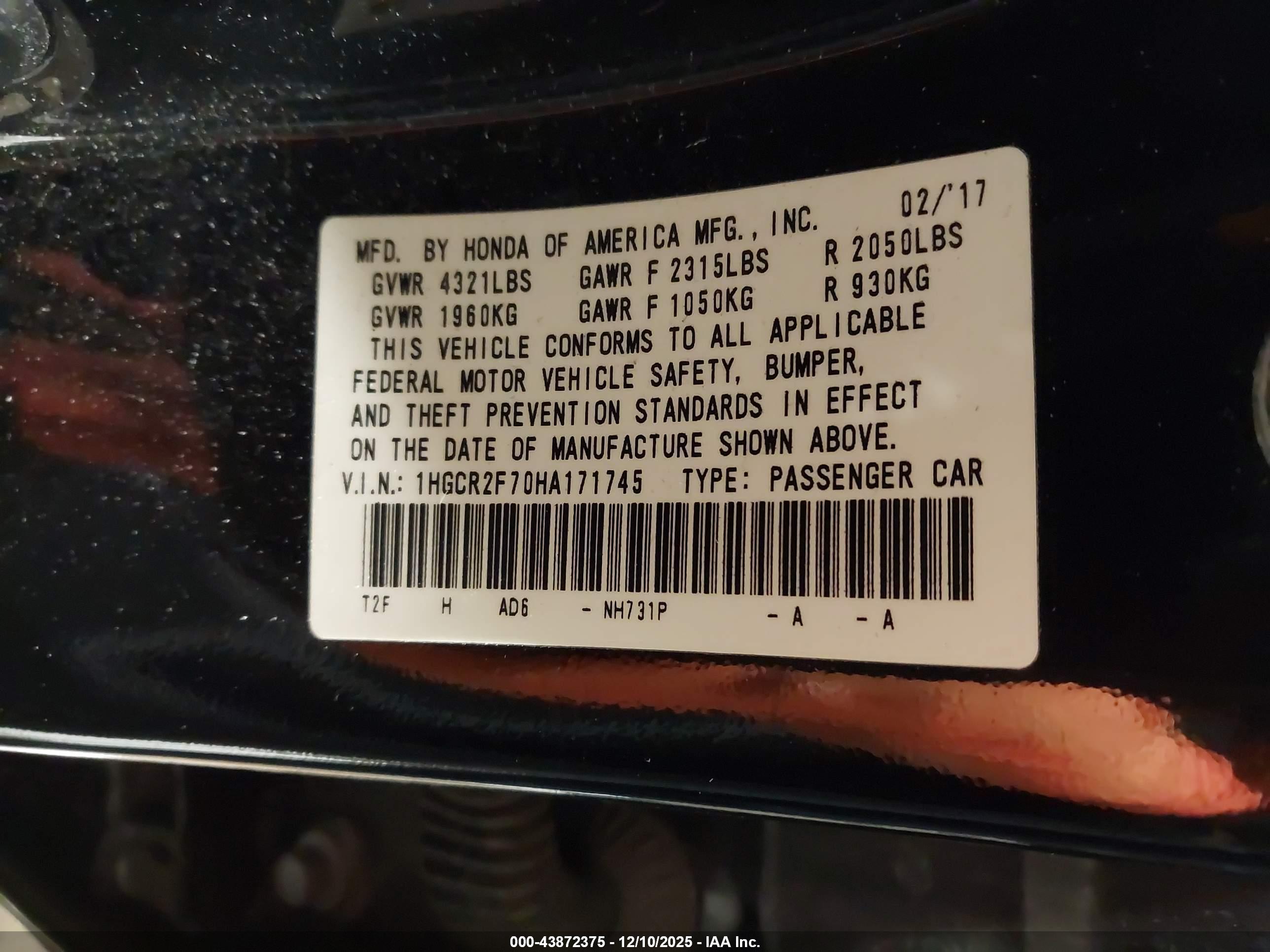 HONDA ACCORD image 9