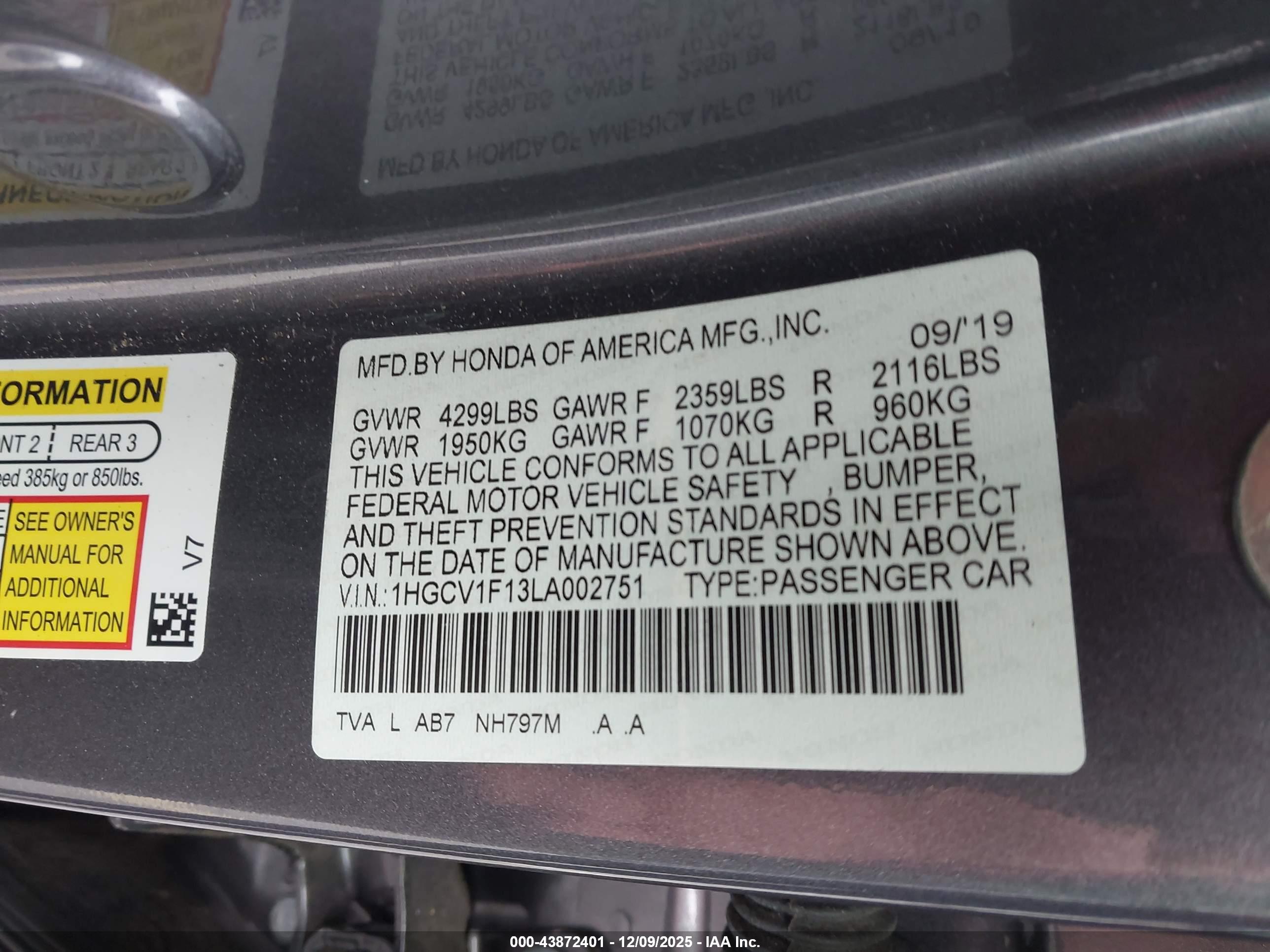 HONDA ACCORD image 9