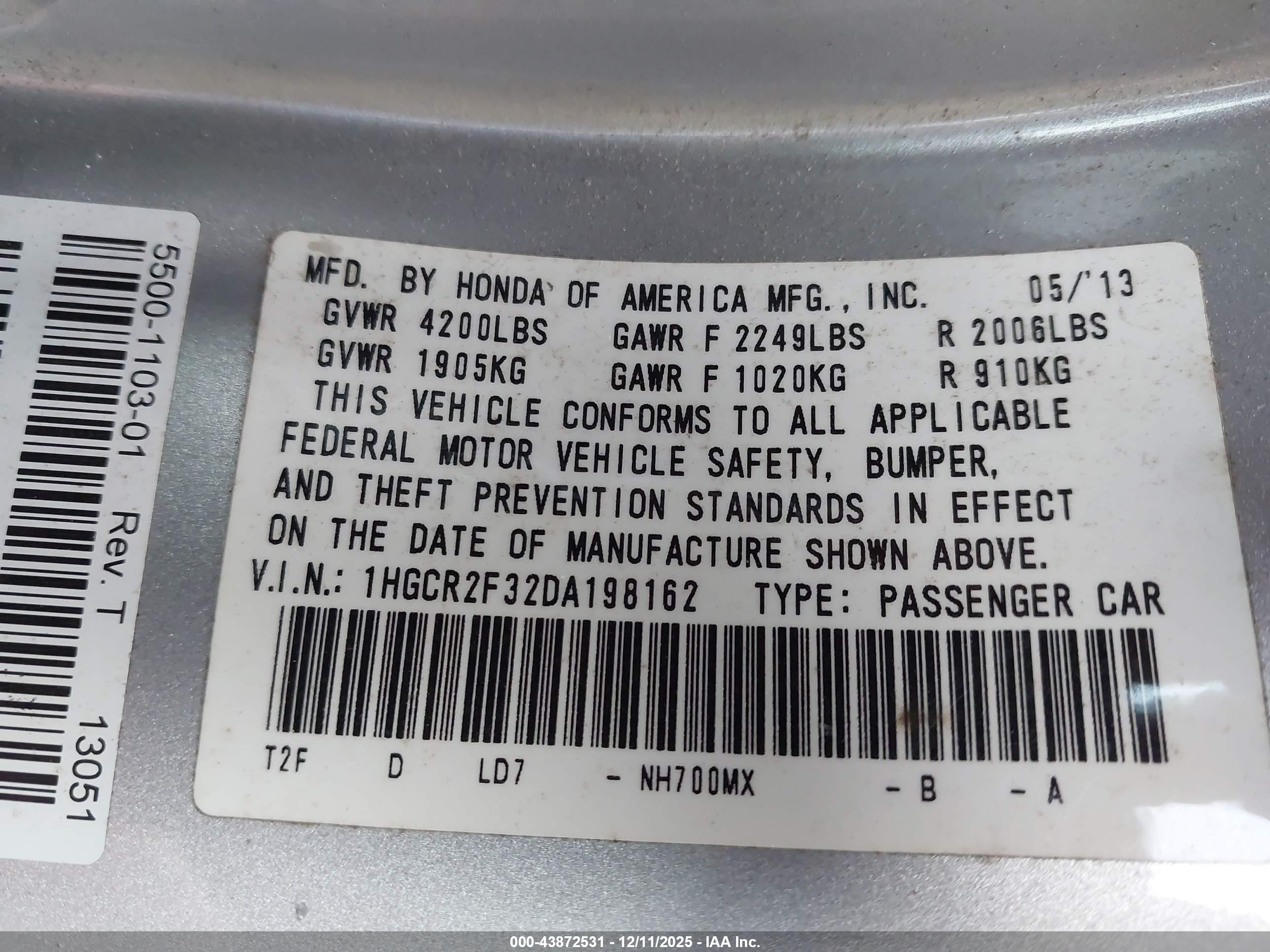 HONDA ACCORD image 9