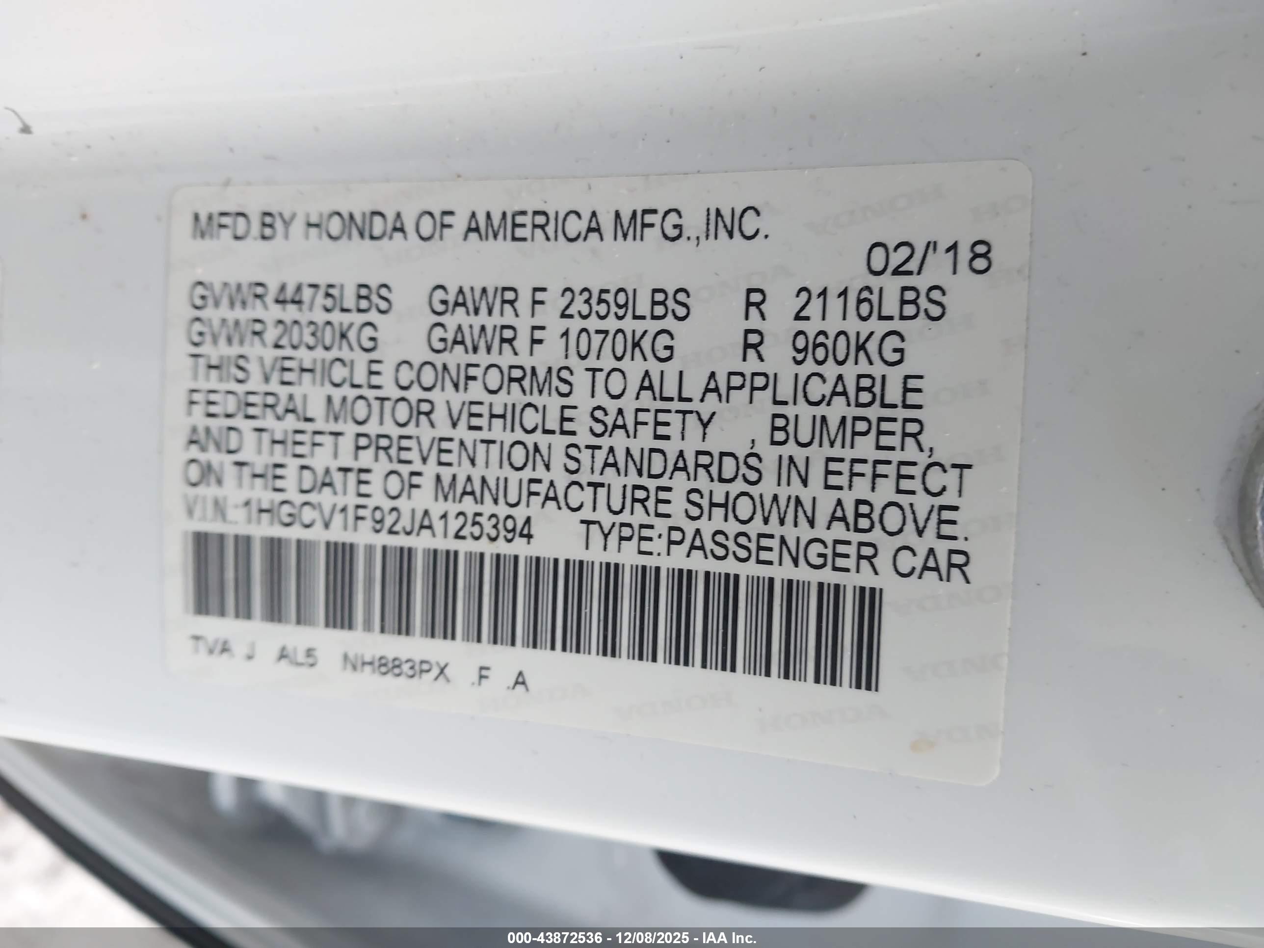 HONDA ACCORD image 9