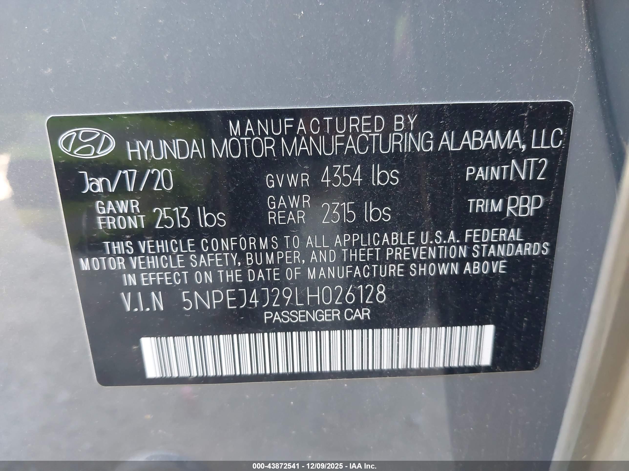 HYUNDAI SONATA image 9