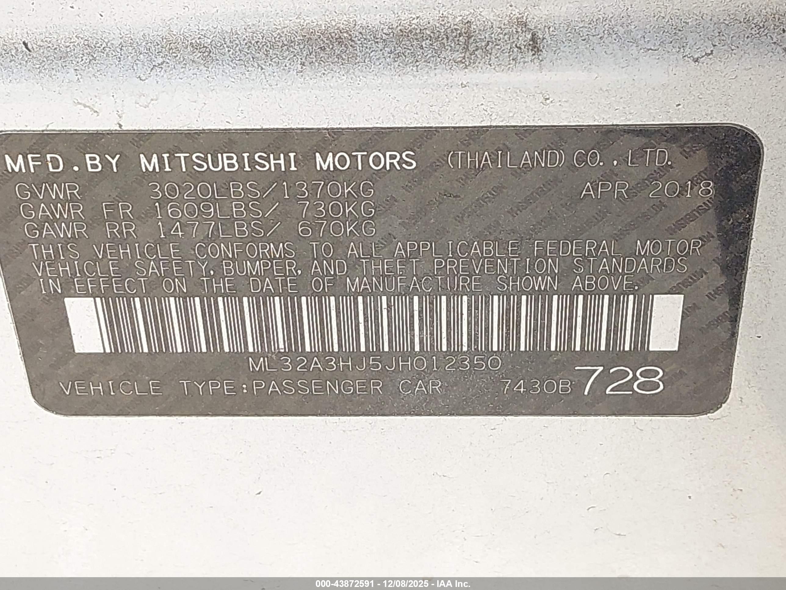 MITSUBISHI MIRAGE image 9