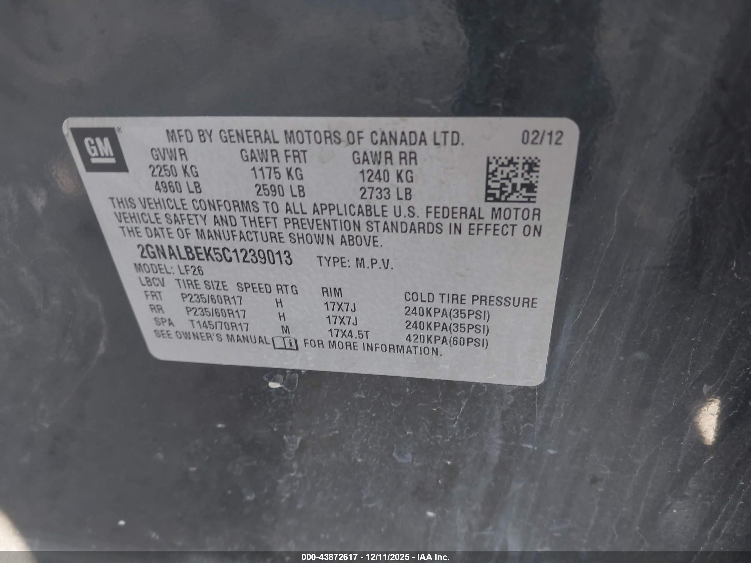 CHEVROLET EQUINOX image 9