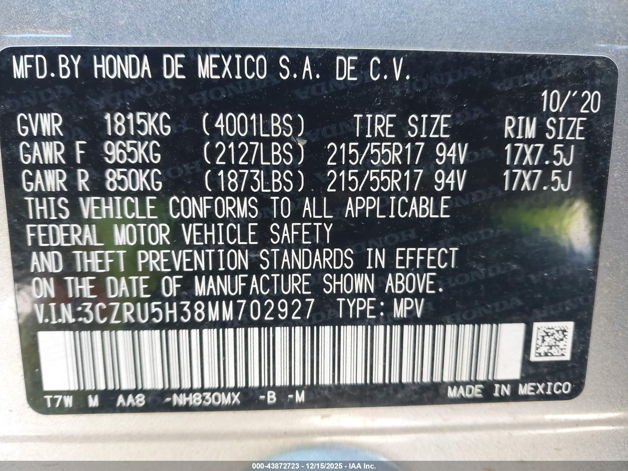 HONDA HR-V image 9