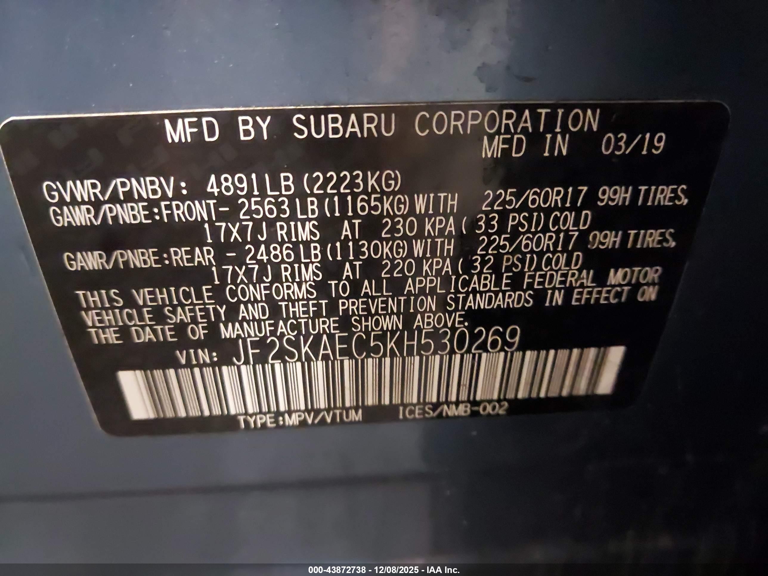 SUBARU FORESTER image 9