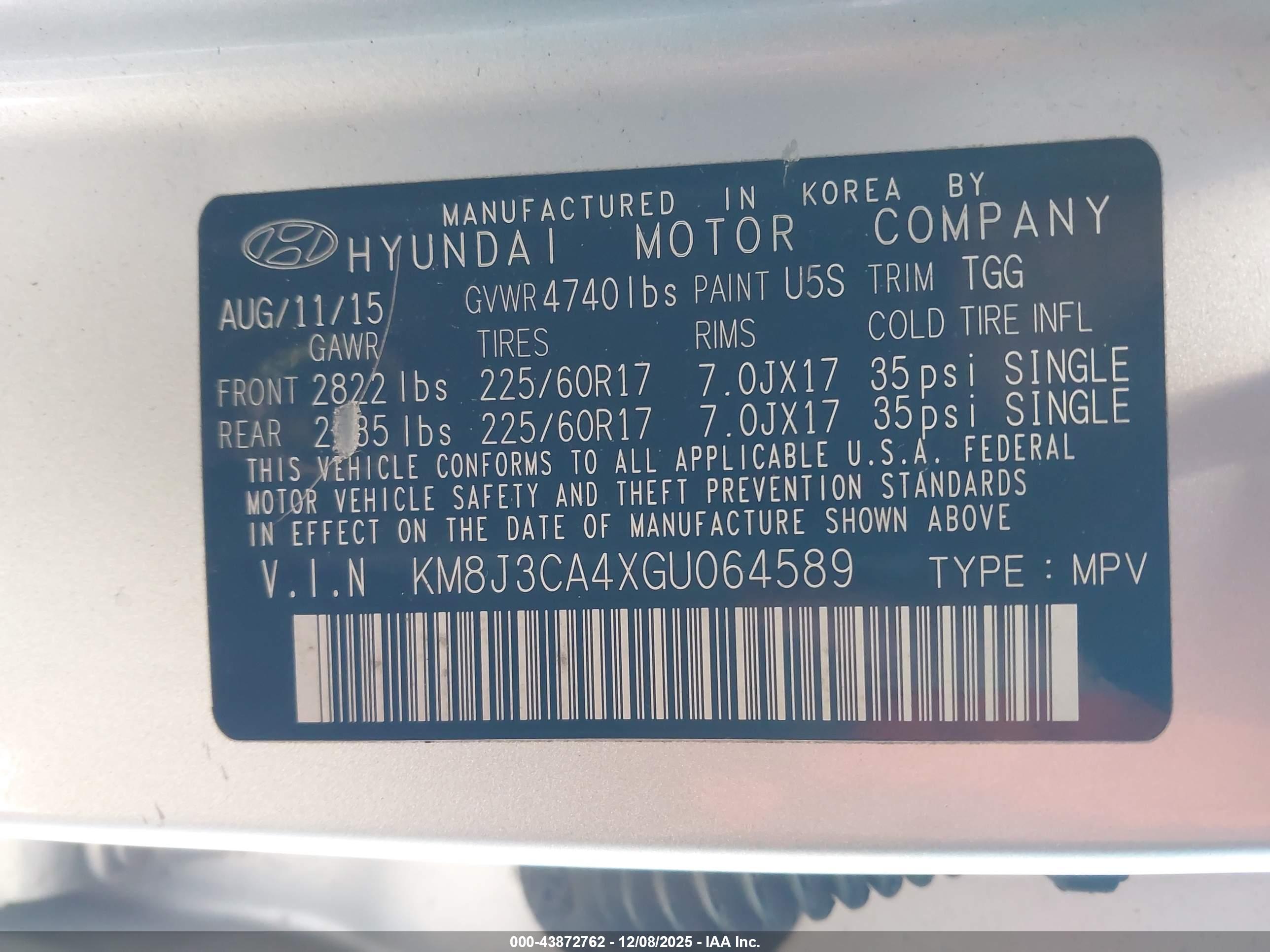 HYUNDAI TUCSON image 9