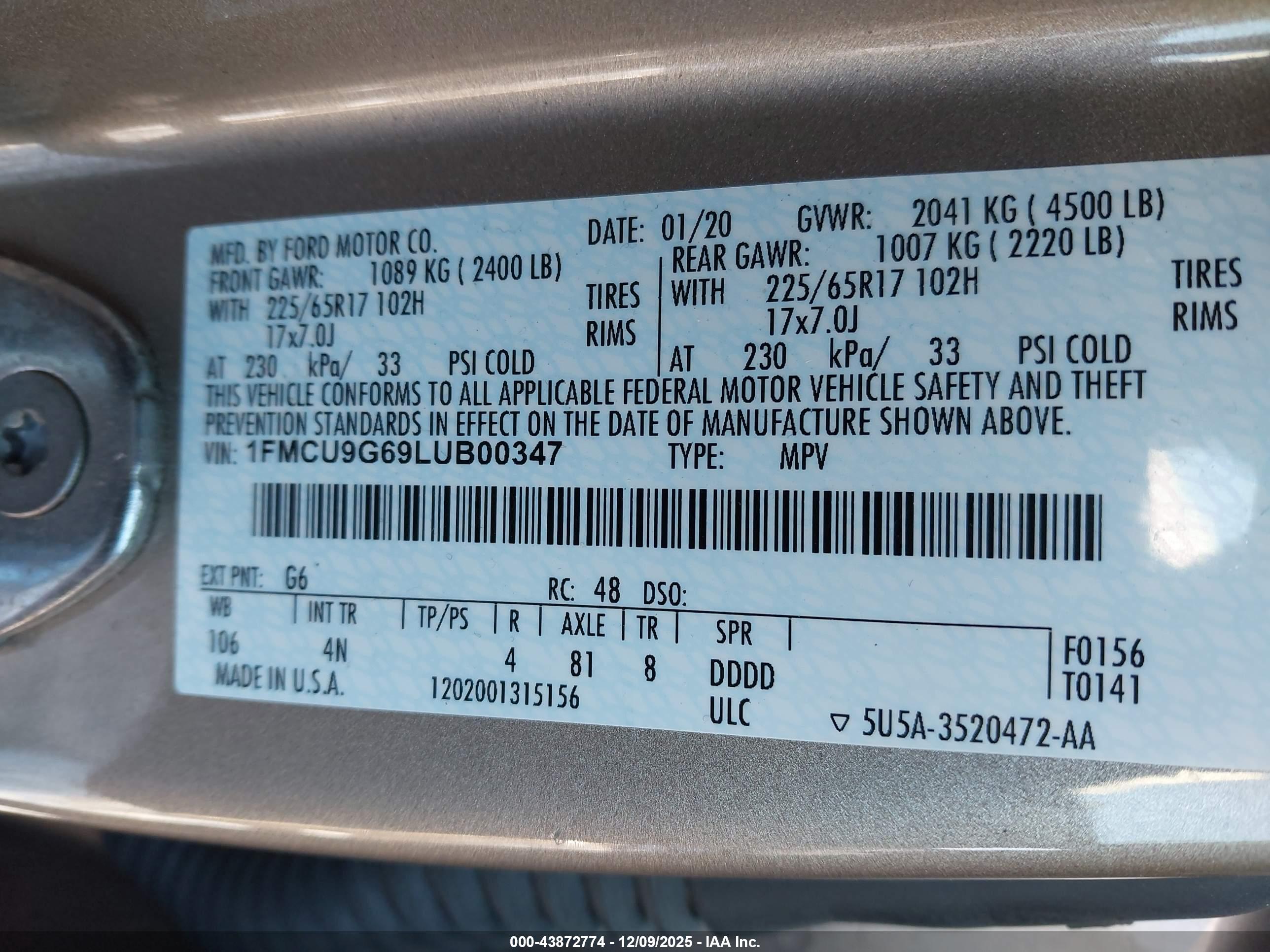 FORD ESCAPE image 9