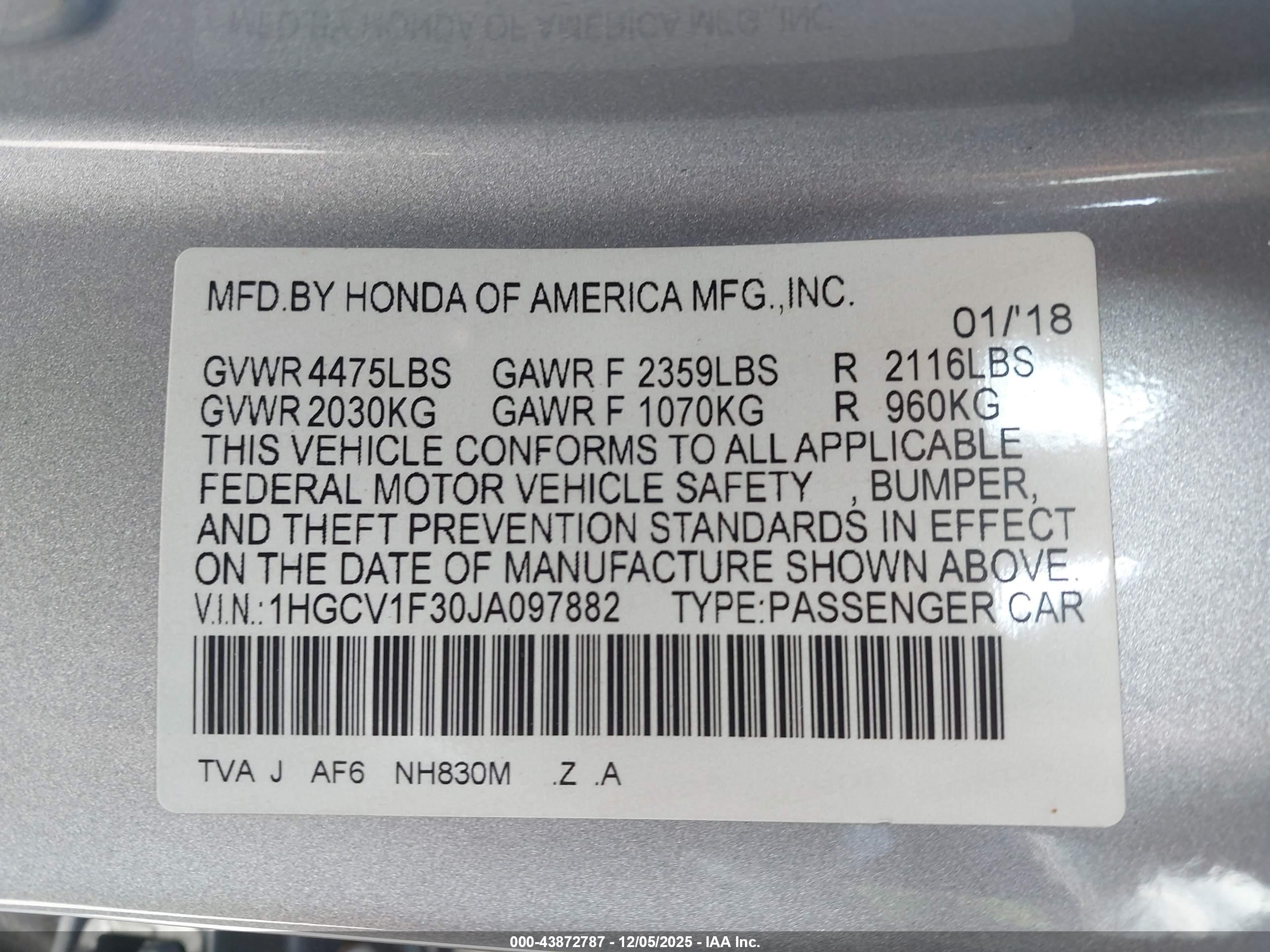 HONDA ACCORD image 9