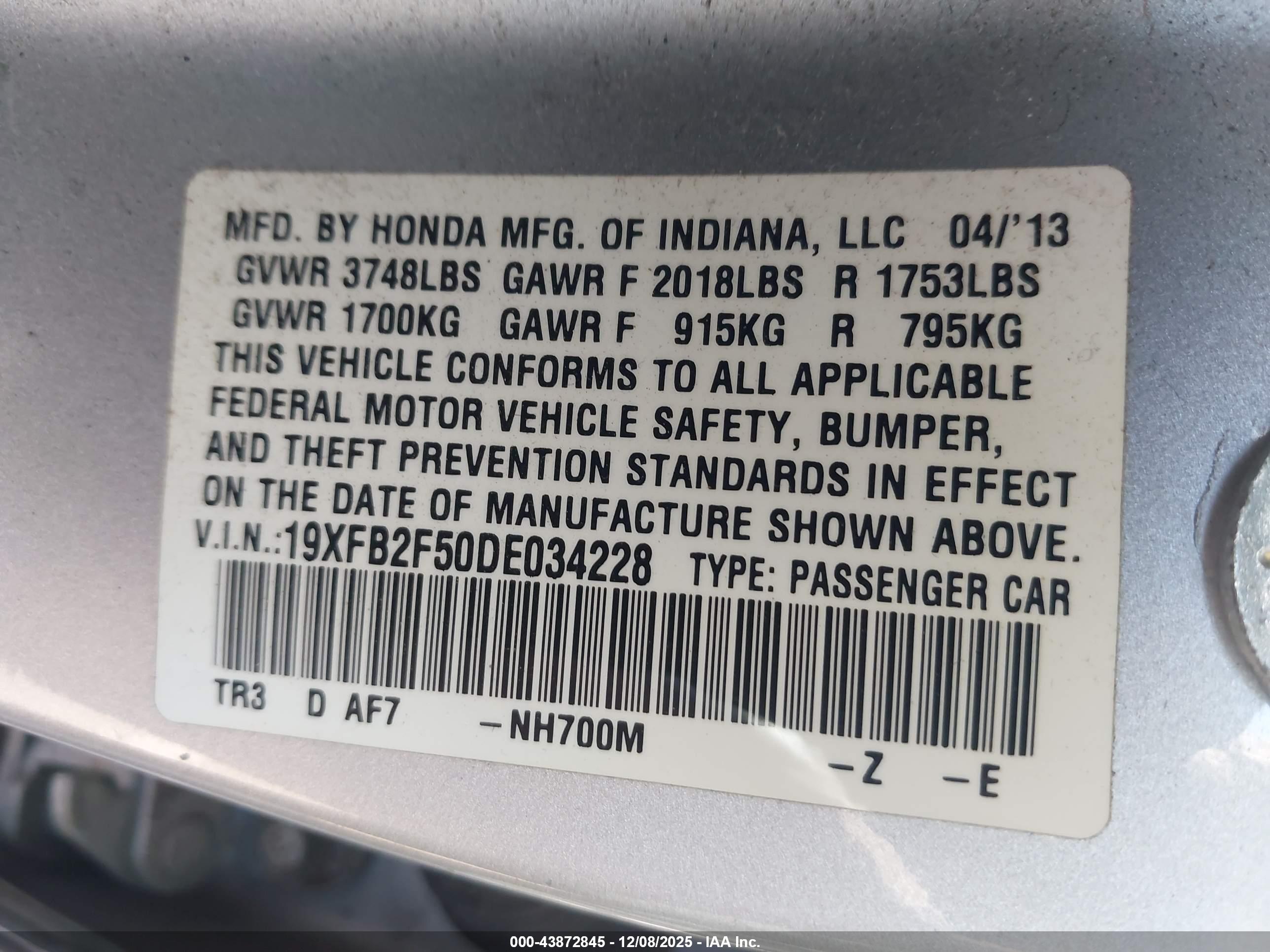 HONDA CIVIC image 9