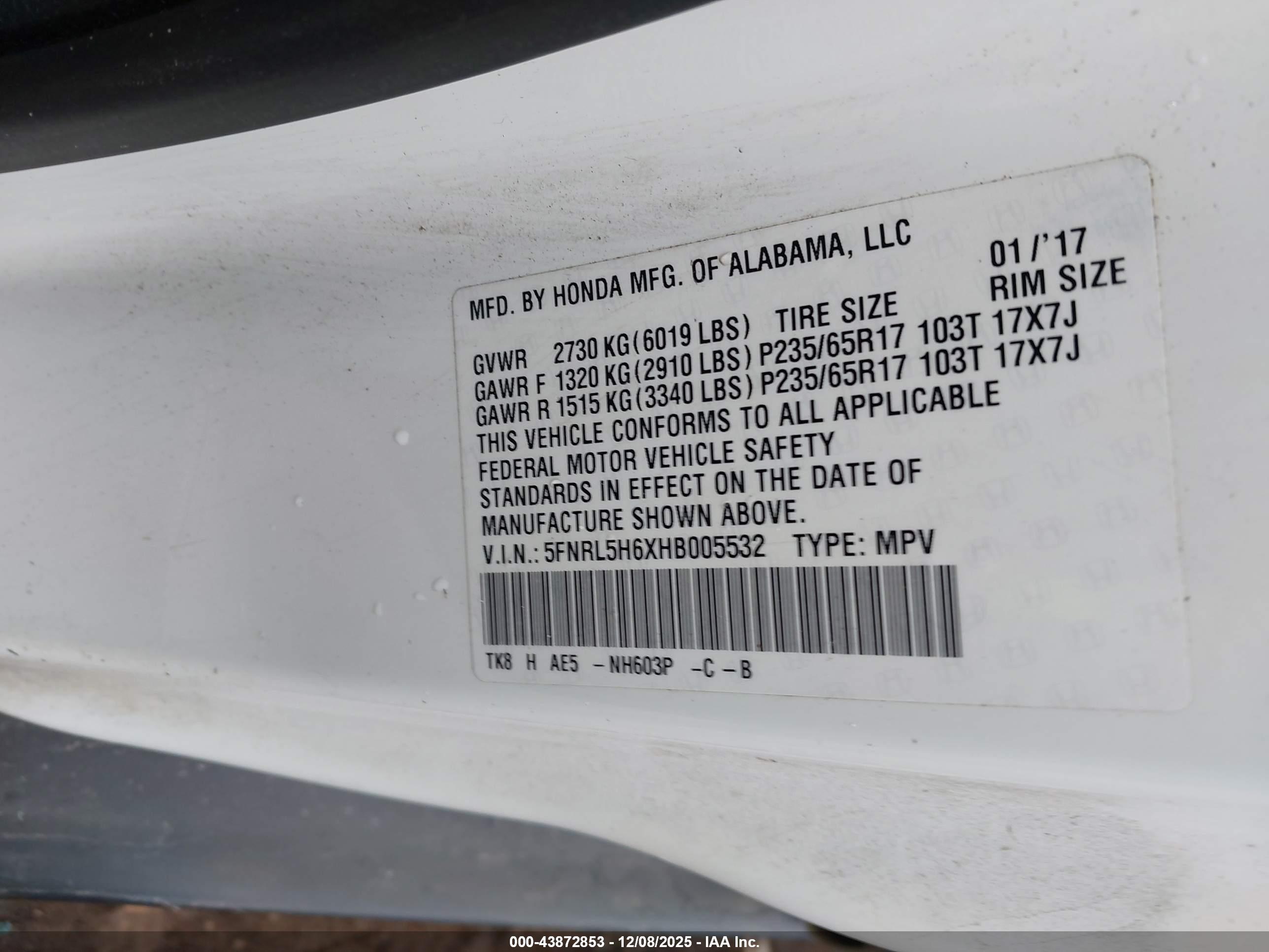 HONDA ODYSSEY image 9