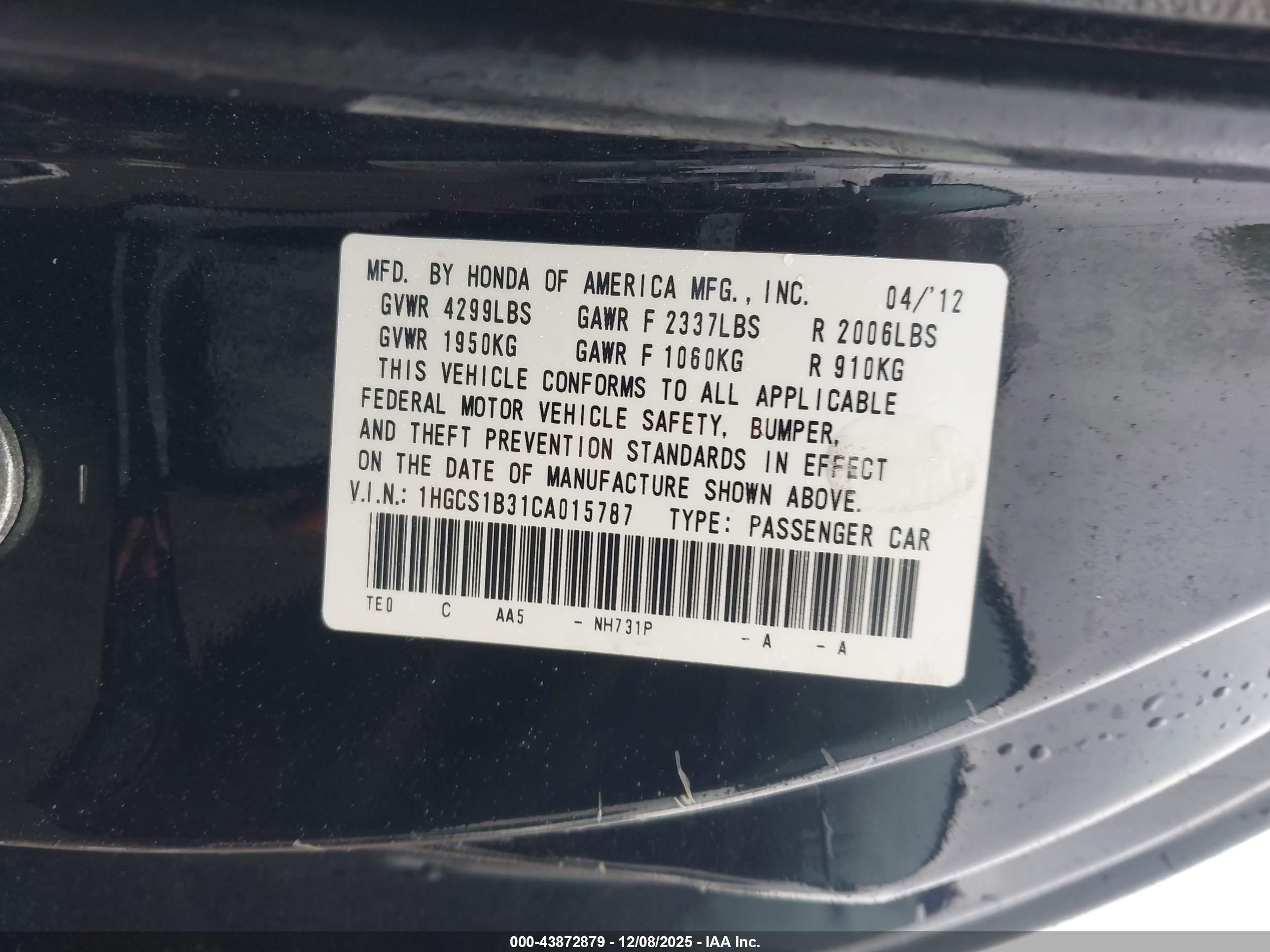 HONDA ACCORD image 9