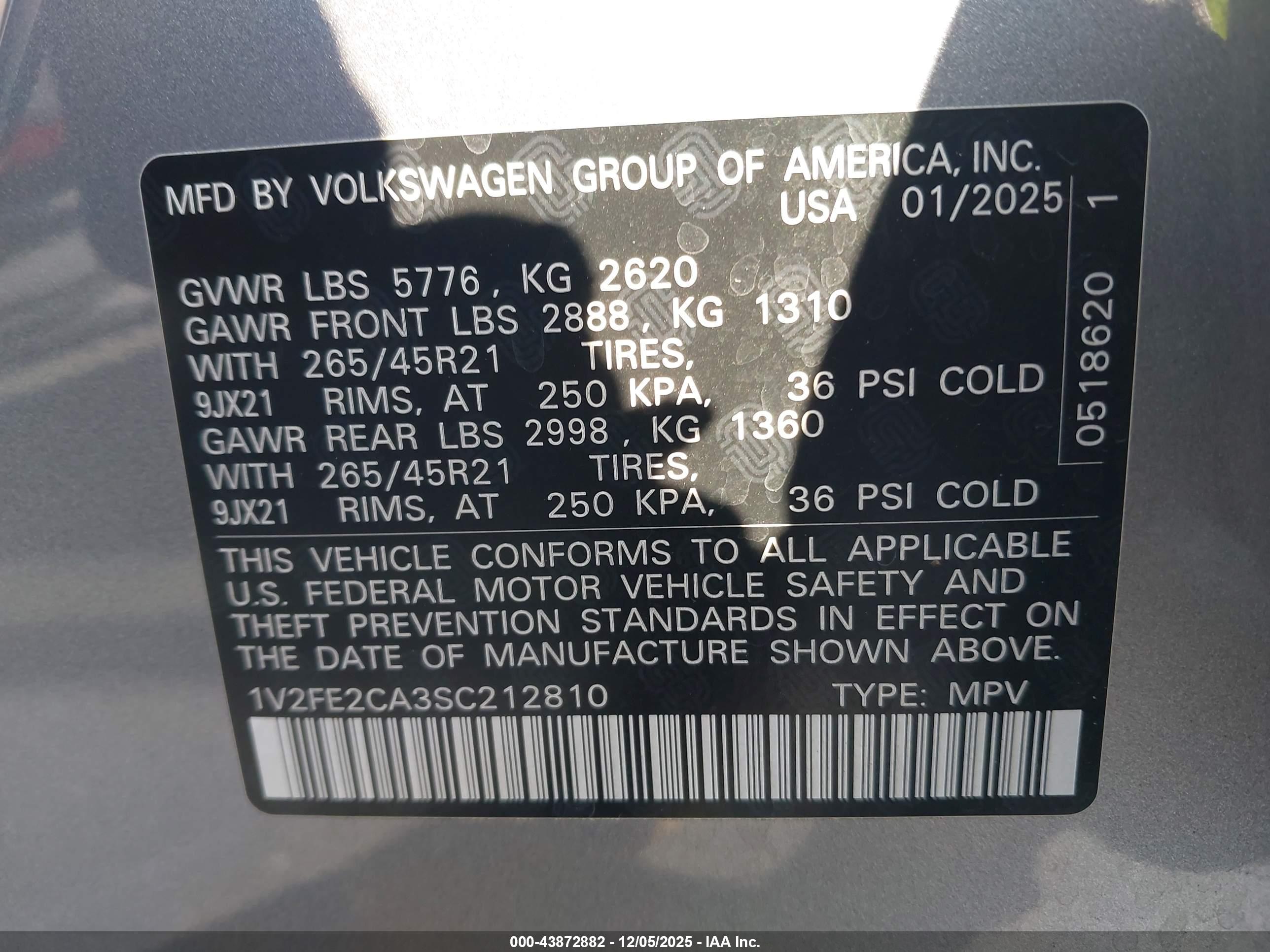 VOLKSWAGEN ATLAS image 9