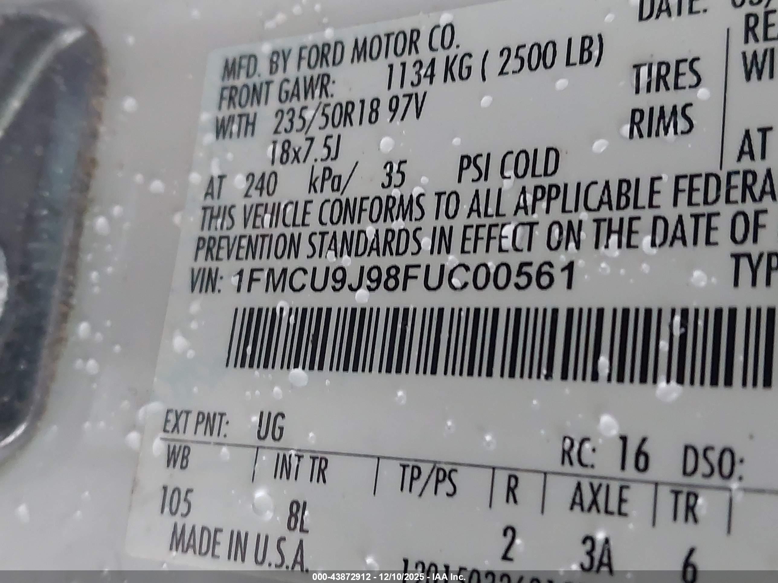 FORD ESCAPE image 9