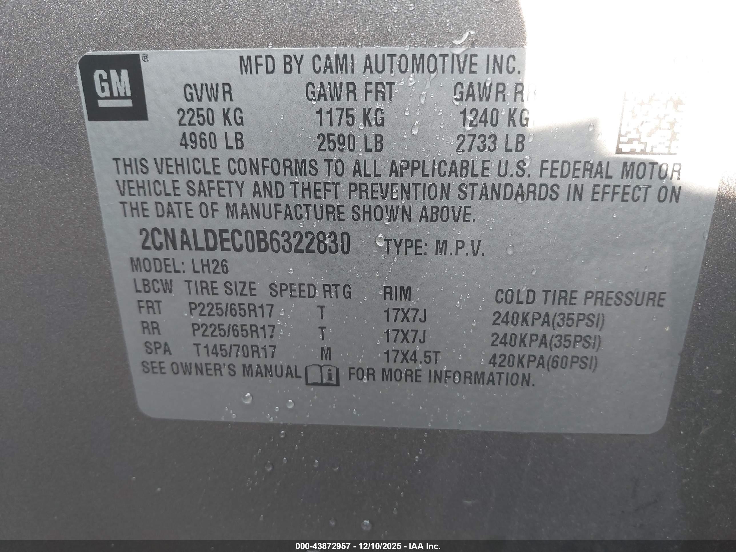 CHEVROLET EQUINOX image 9