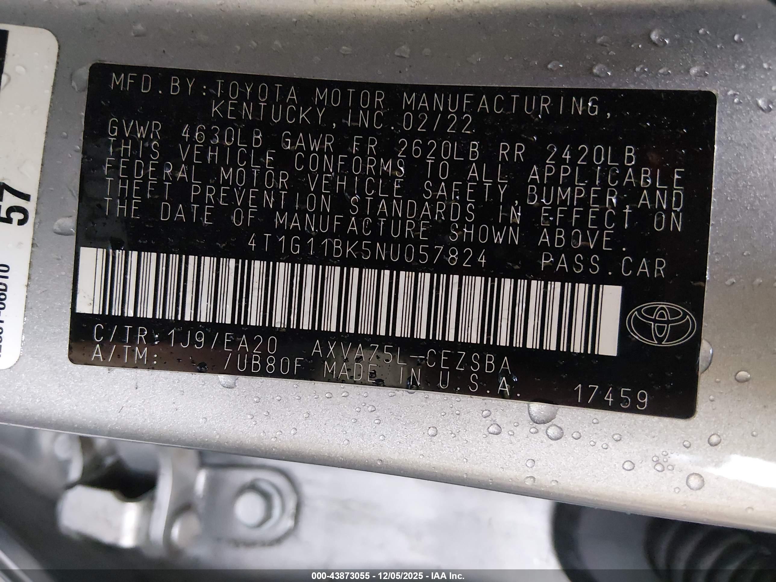 TOYOTA CAMRY image 9