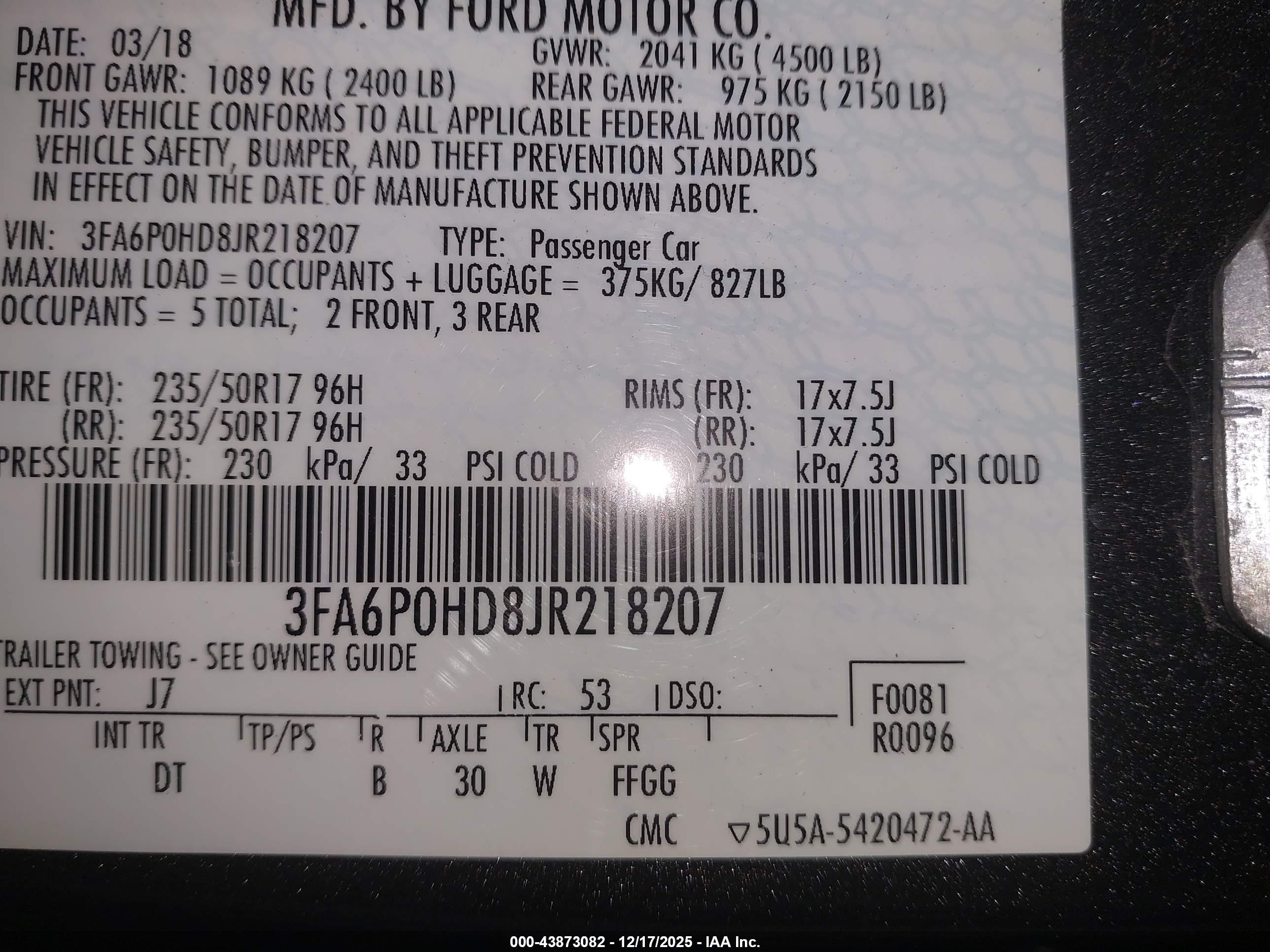 FORD FUSION image 9
