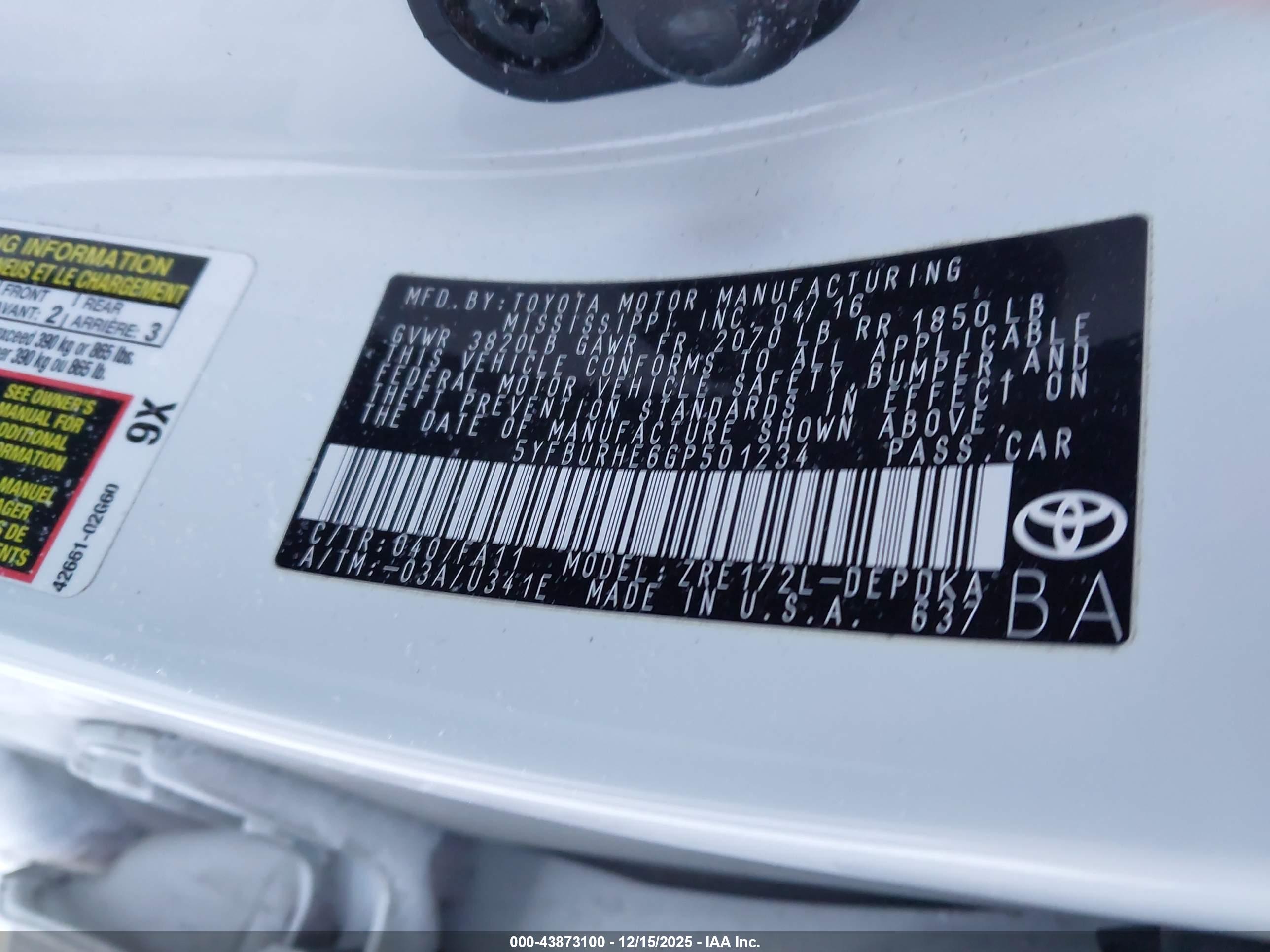TOYOTA COROLLA image 9